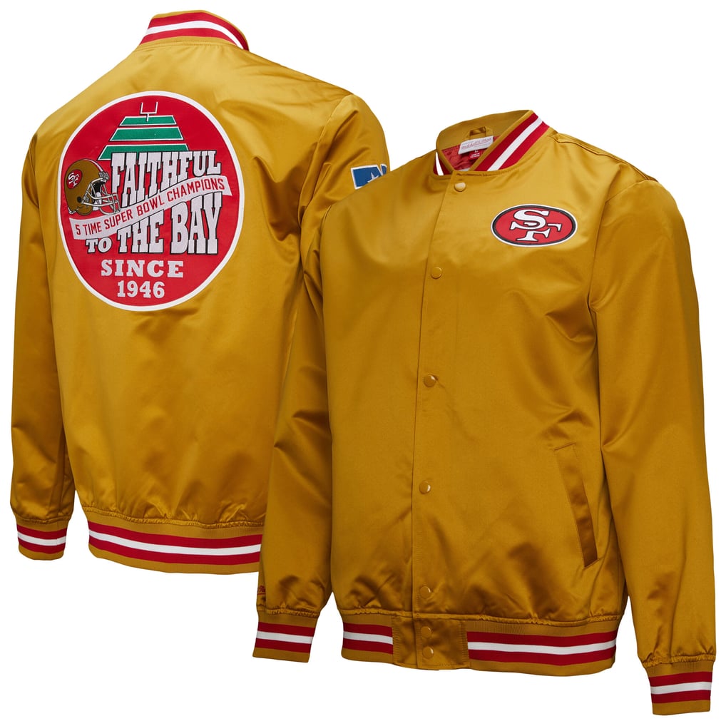 メンズ ゴールド サンフランシスコ 49ers ダブルダウン サテン バー 