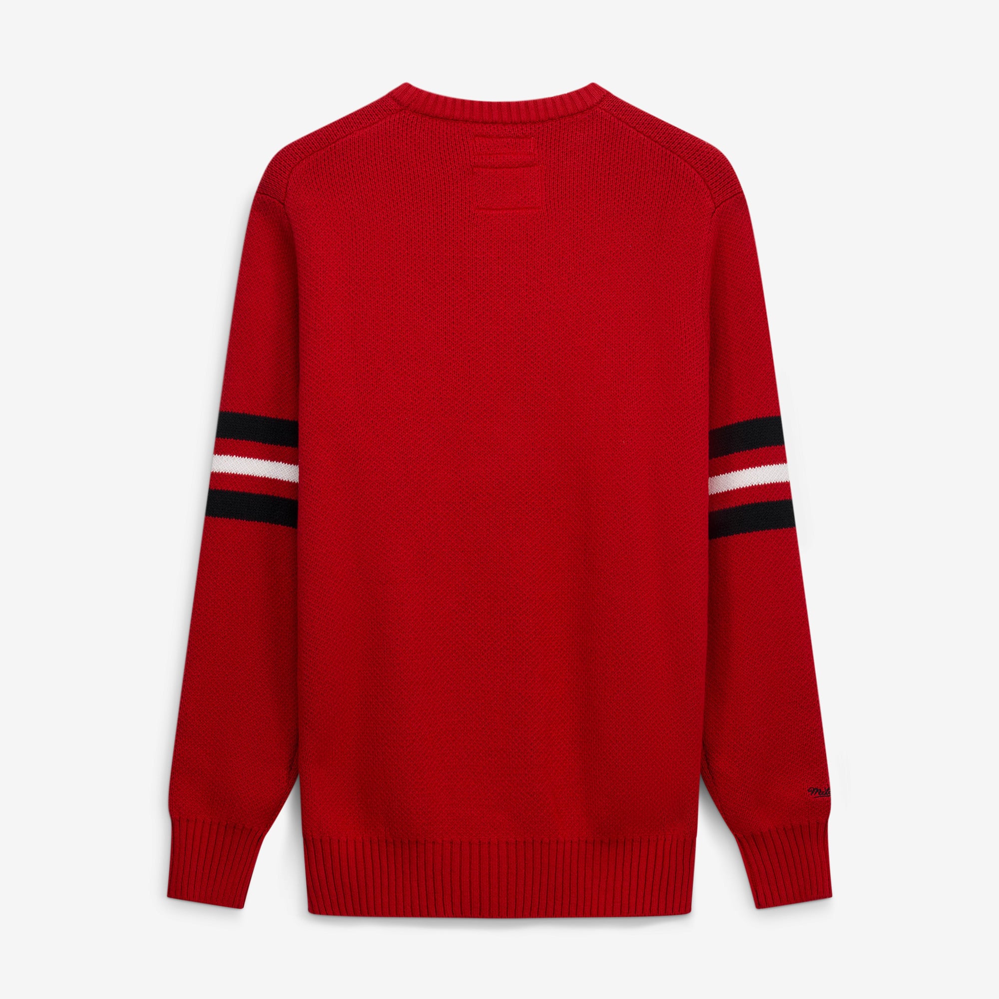 Men's Mitchell & Ness Scarlet San Francisco 49ers Head Coach Sweater