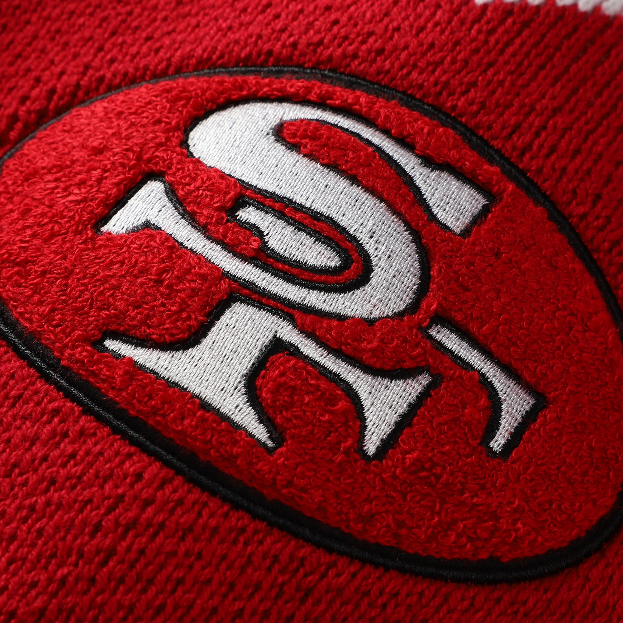 Men's Mitchell & Ness Scarlet San Francisco 49ers Head Coach Sweater