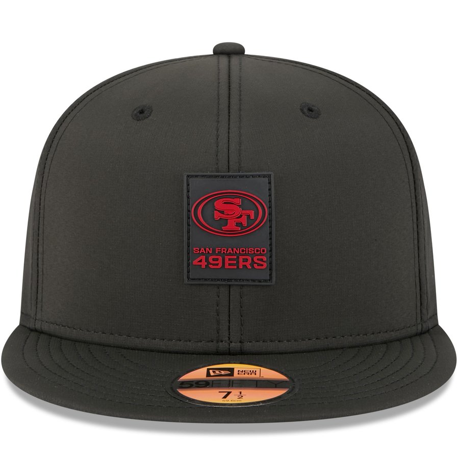 San Francisco 49ers New Era 2025 Sideline 59FIFTY Fitted Hat - Black