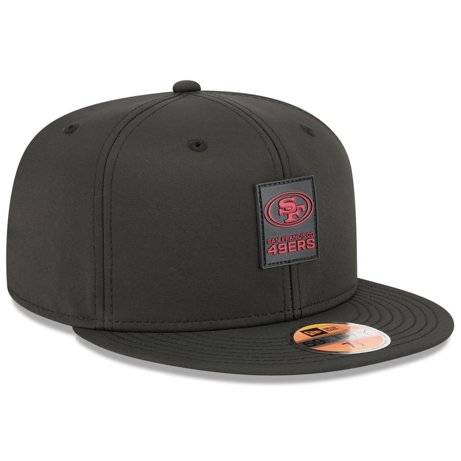 San Francisco 49ers New Era 2025 Sideline 59FIFTY Fitted Hat - Black