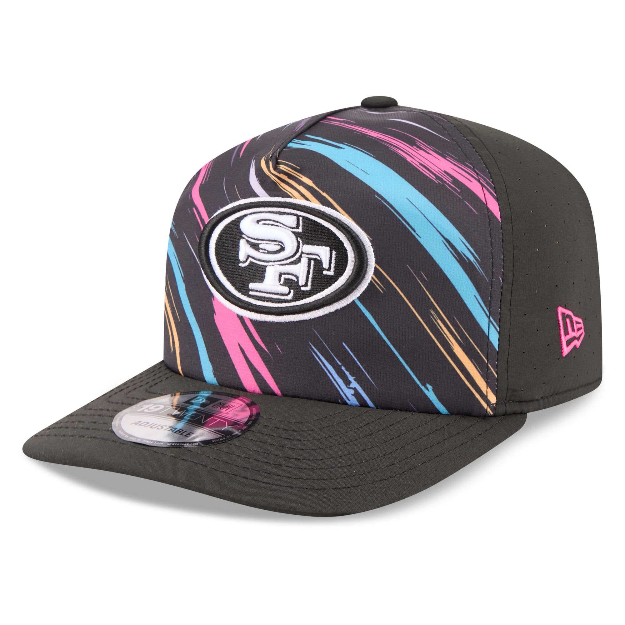 Men's New Era Black San Francisco 49ers 2026 NFL Crucial Catch 19TWENTY Adjustable Hat