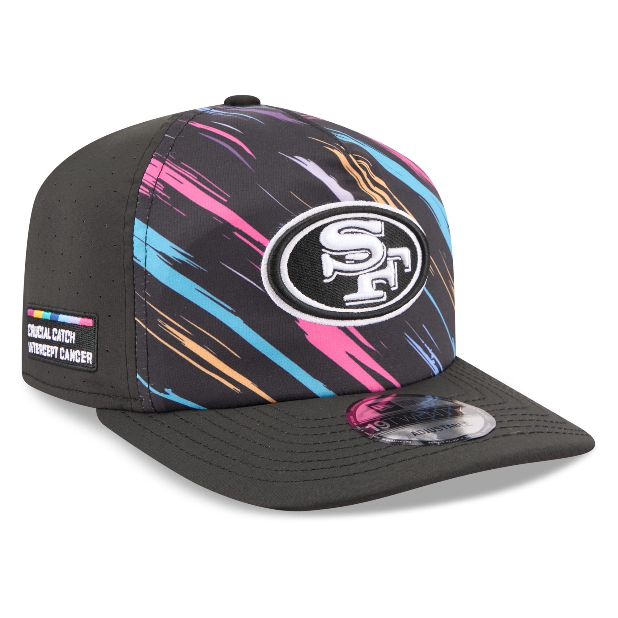 Men's New Era Black San Francisco 49ers 2026 NFL Crucial Catch 19TWENTY Adjustable Hat