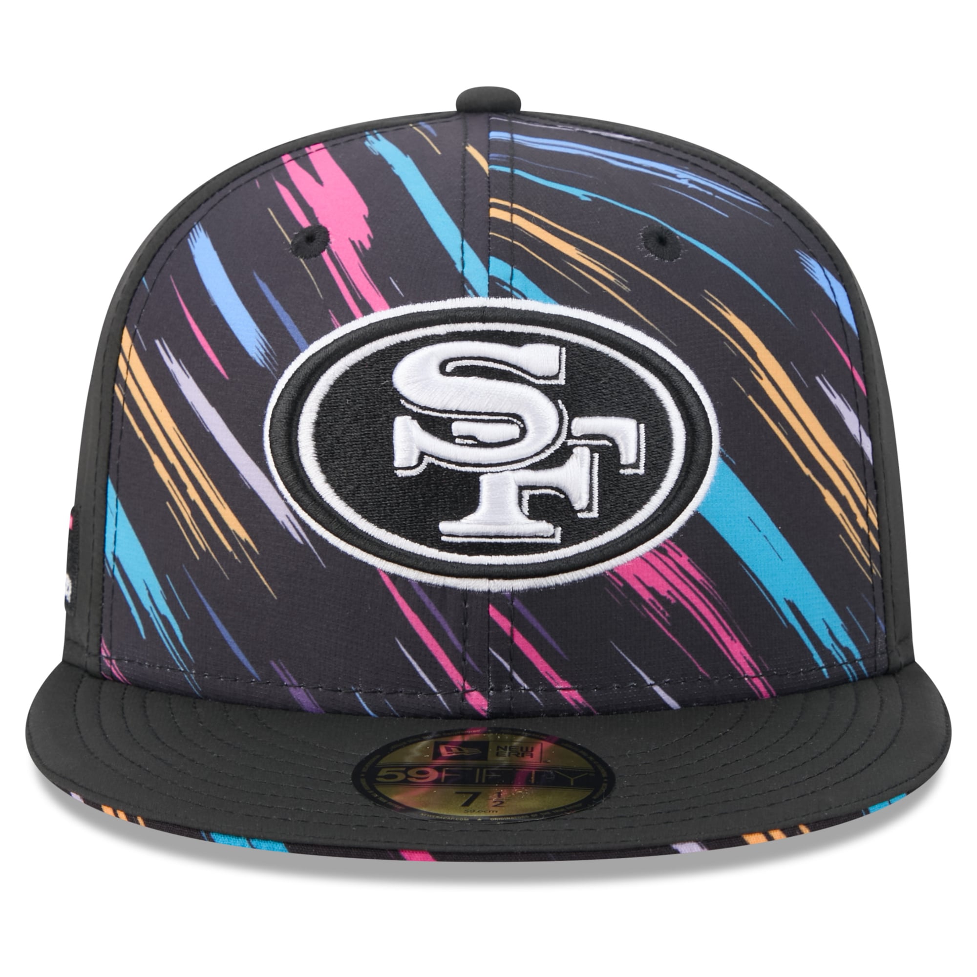 Men's New Era Black San Francisco 49ers 2026 NFL Crucial Catch 59FIFTY Fitted Hat