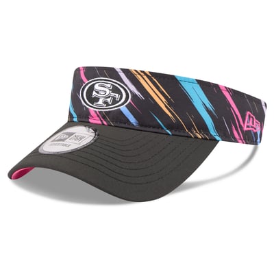 San Francisco 49ers New Era 2026 NFL Crucial Catch Adjustable Visor - Black