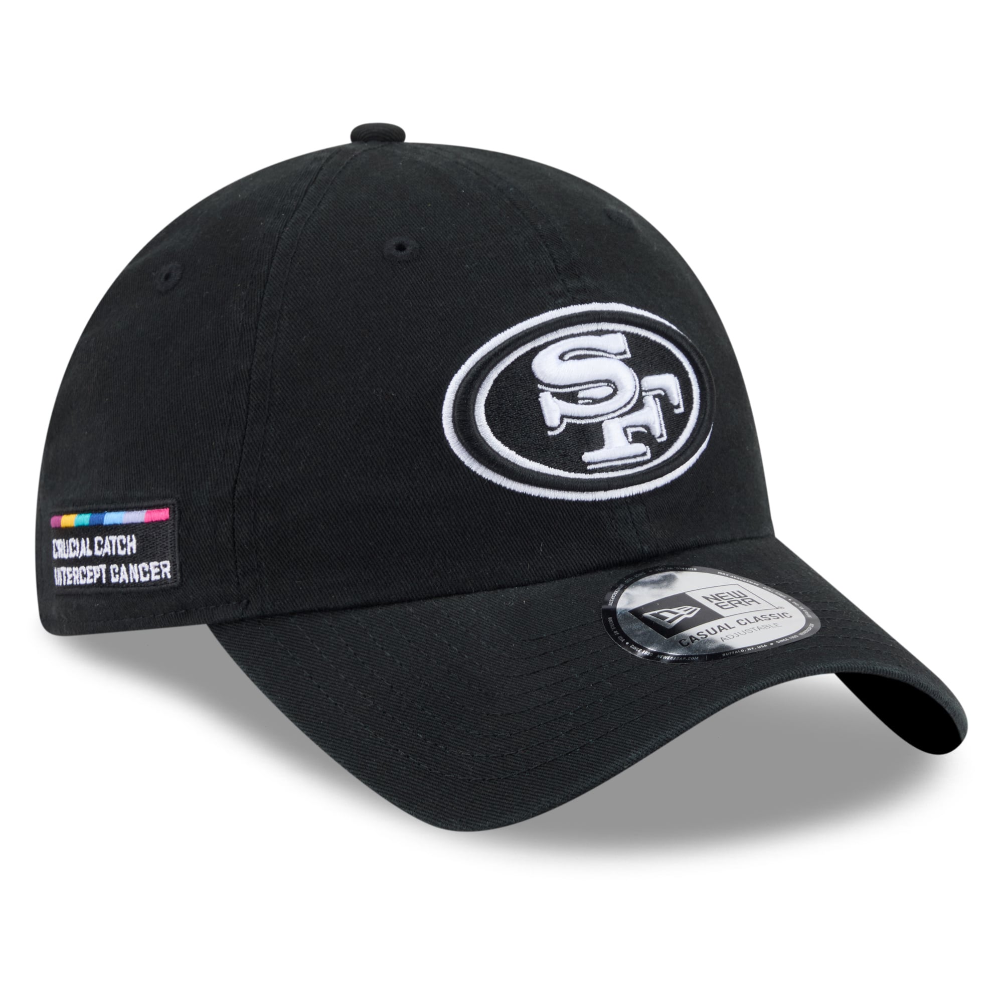 Men's New Era Black San Francisco 49ers 2026 NFL Crucial Catch Casual Classic Adjustable Hat