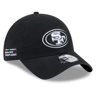 San Francisco 49ers New Era 2026 NFL Crucial Catch Casual Classic Adjustable Hat - Black