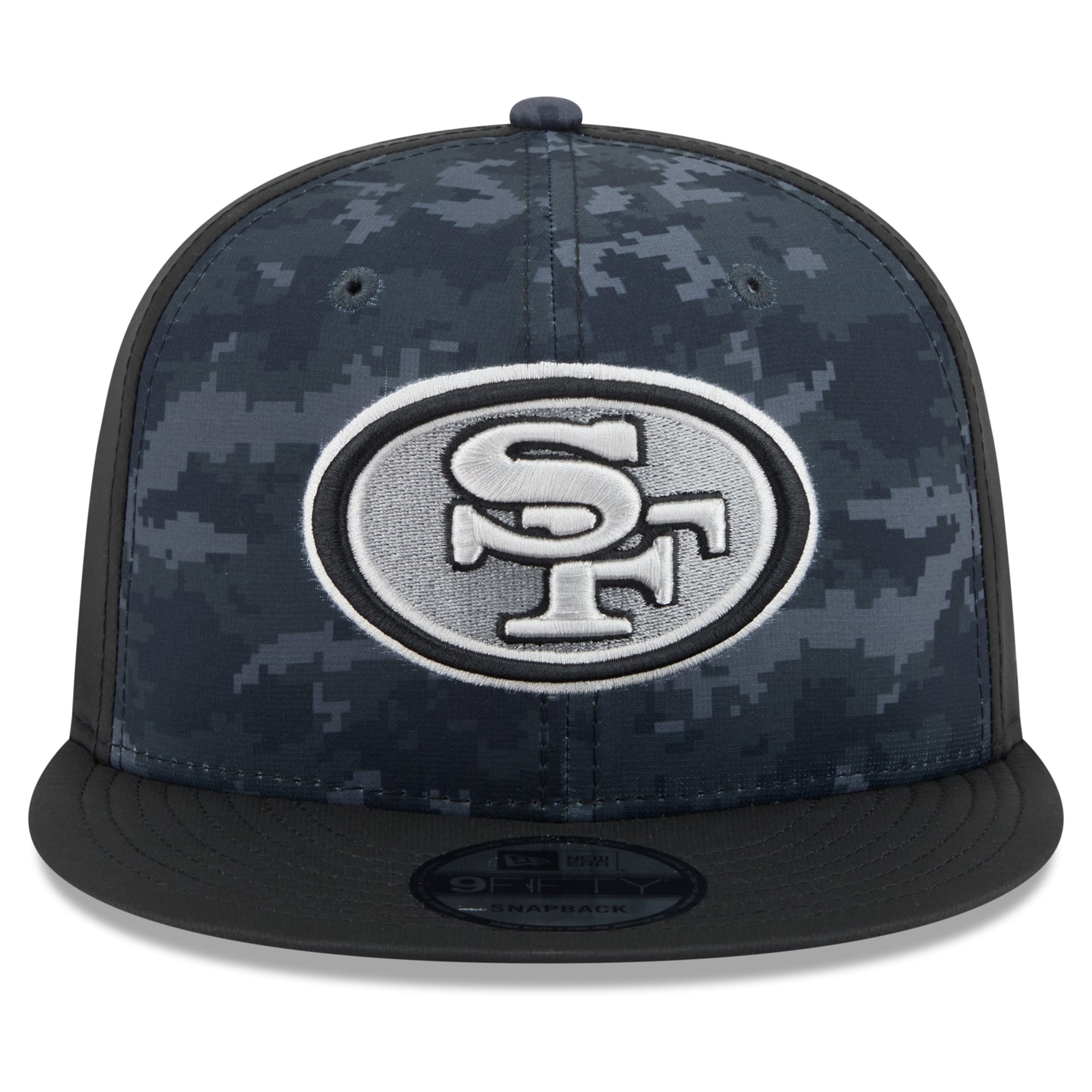 Men's New Era Black San Francisco 49ers 2026 Salute To Service 9FIFTY Snapback Hat