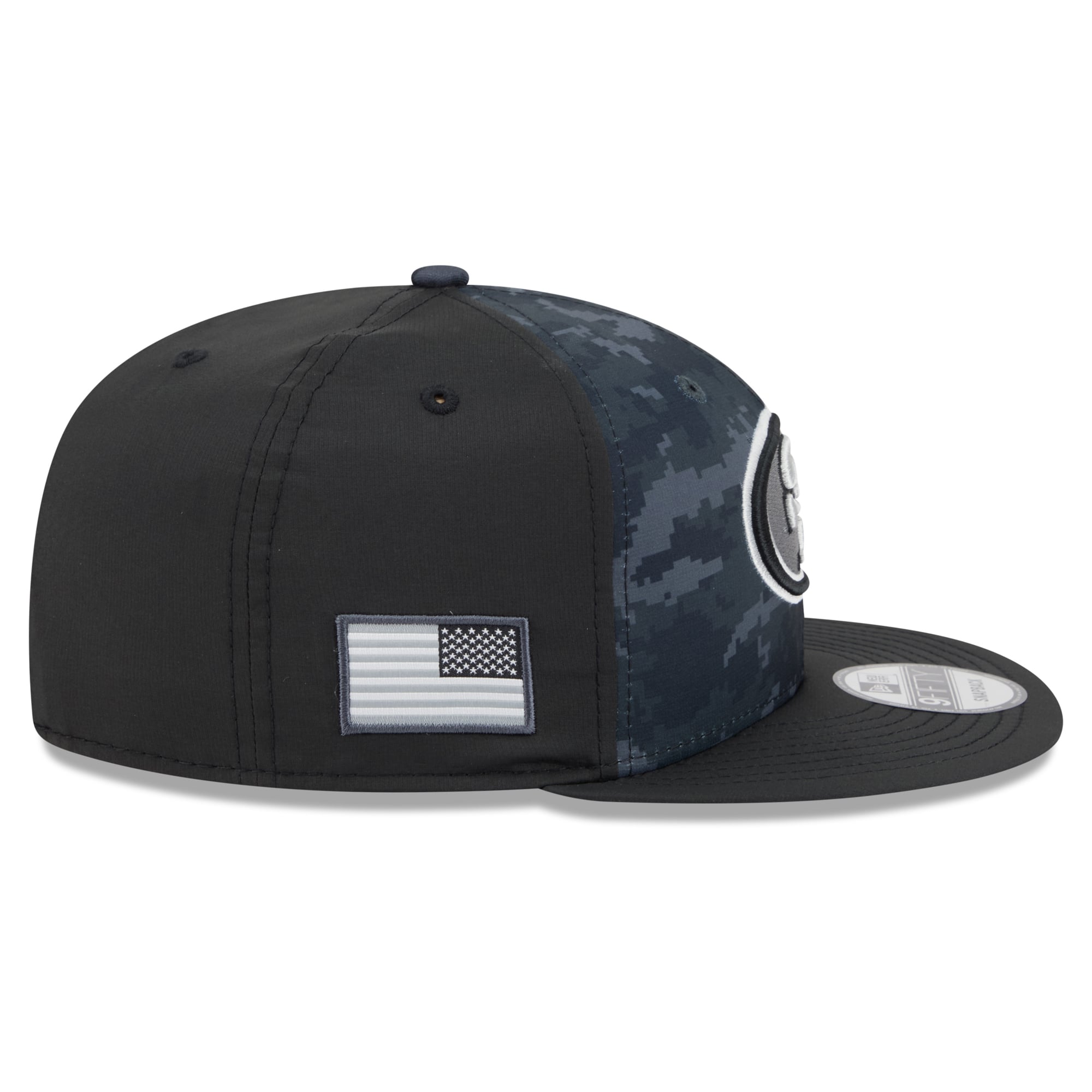 Men's New Era Black San Francisco 49ers 2026 Salute To Service 9FIFTY Snapback Hat