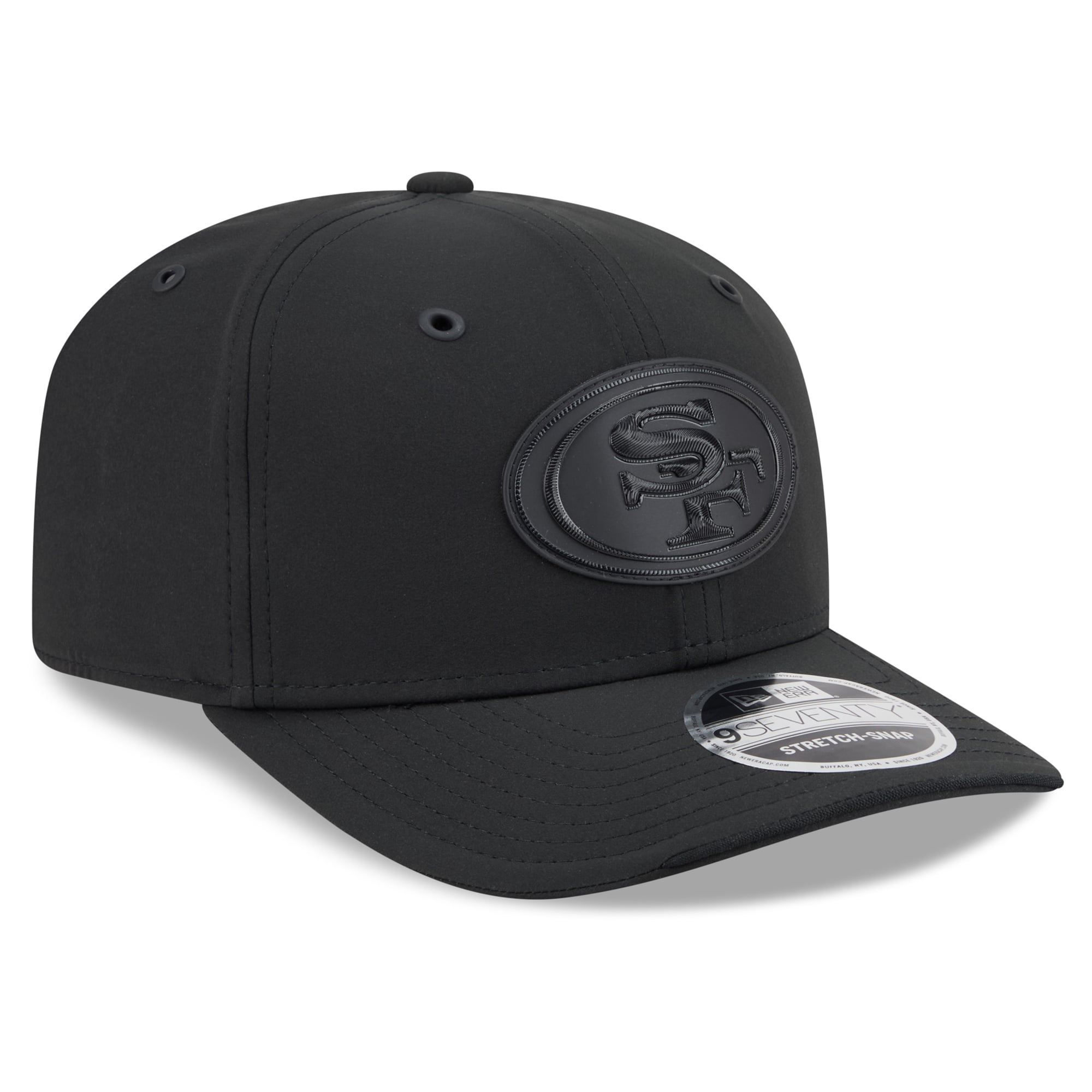 Men's New Era Black San Francisco 49ers 2026 Sideline 9SEVENTY Adjustable Hat