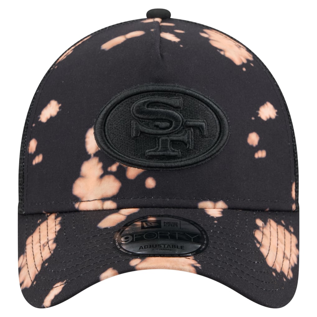 Gorra ajustable New Era 9FORTY con marco en forma de A blanqueada de ...