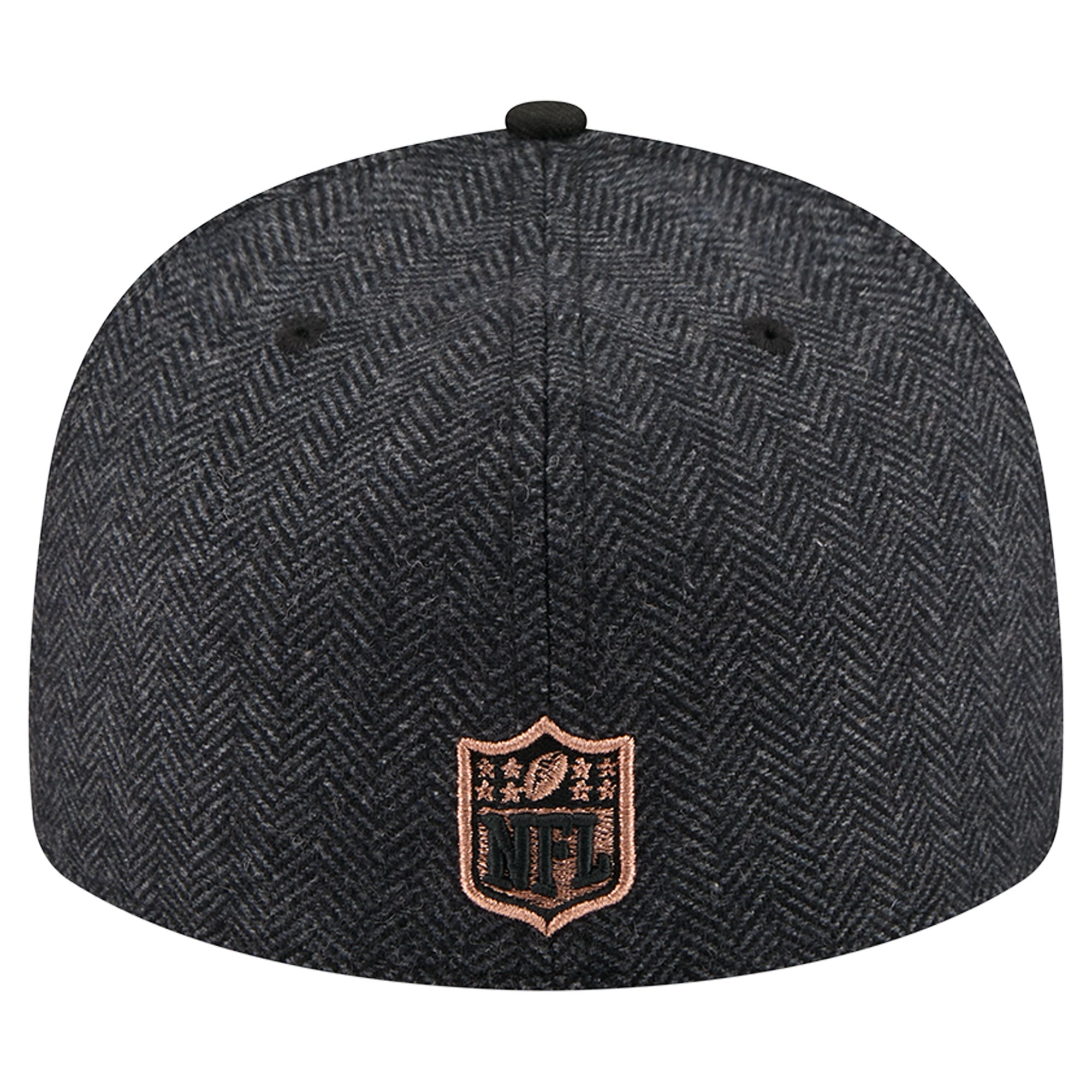 Casquette ajustée New Era 59FIFTY noire pour homme, San Francisco 49ers, en fausse laine.