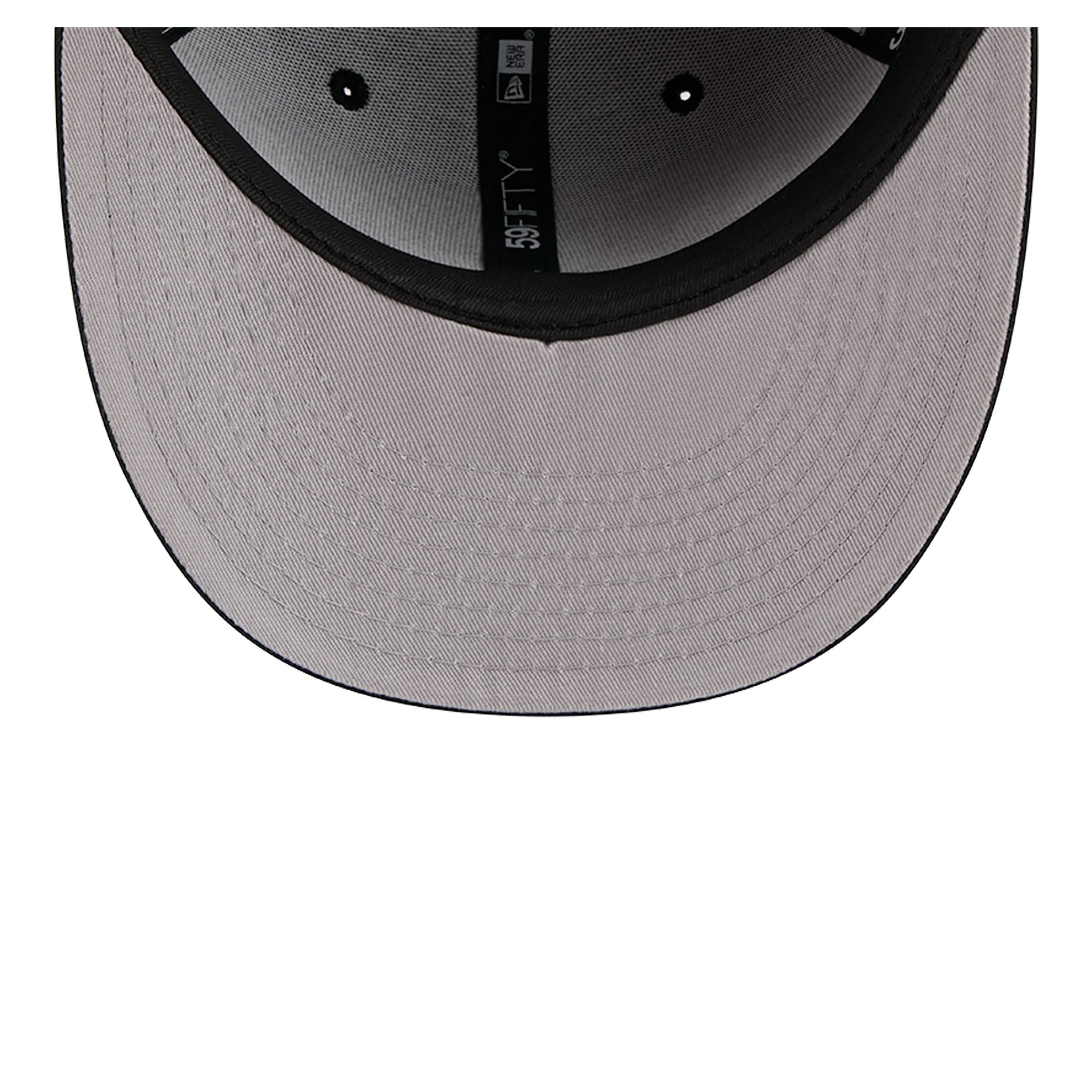 Casquette ajustée New Era 59FIFTY noire pour homme, San Francisco 49ers, en fausse laine.
