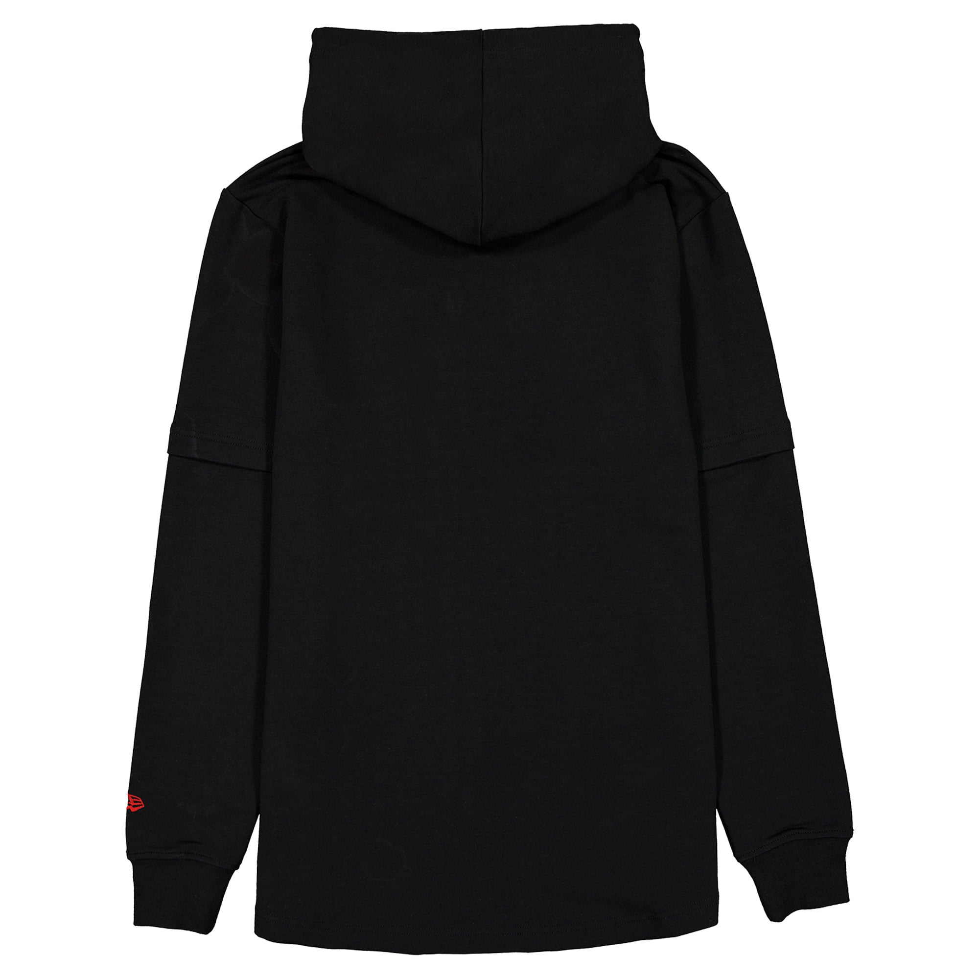 Men's New Era Black San Francisco 49ers Functional Fandom Twofer Hoodie