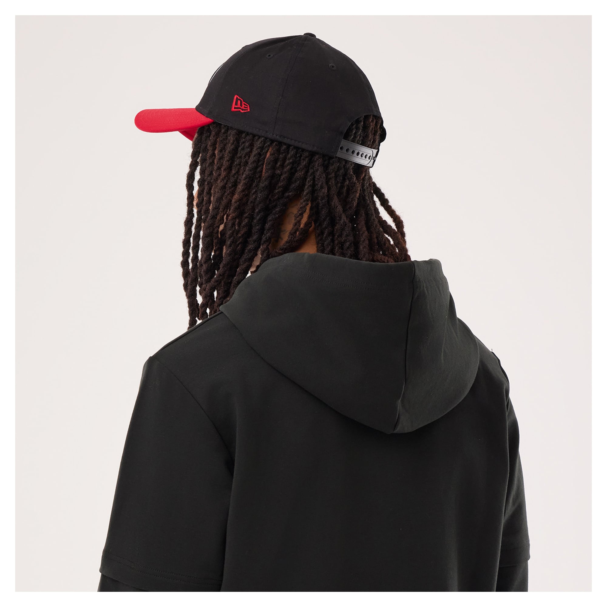 Men's New Era Black San Francisco 49ers Functional Fandom Twofer Hoodie