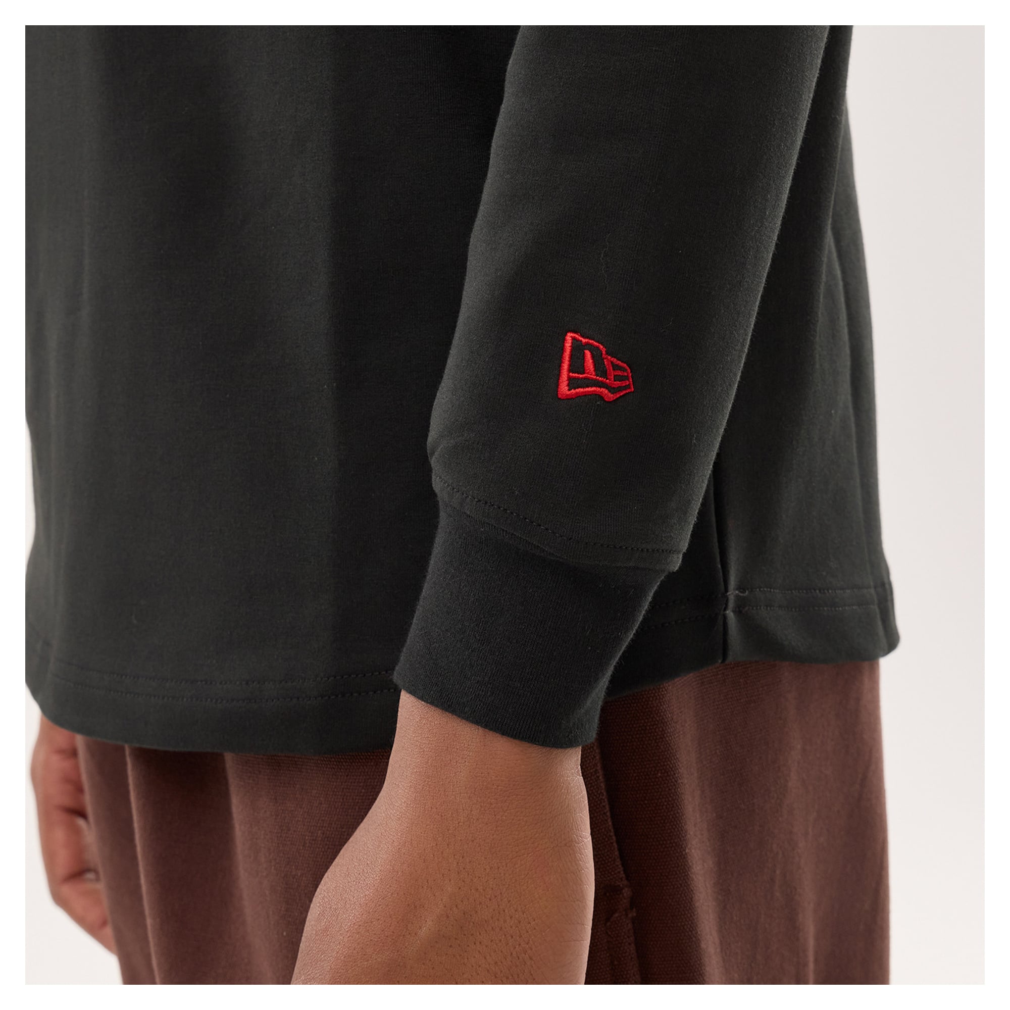 Men's New Era Black San Francisco 49ers Functional Fandom Twofer Hoodie