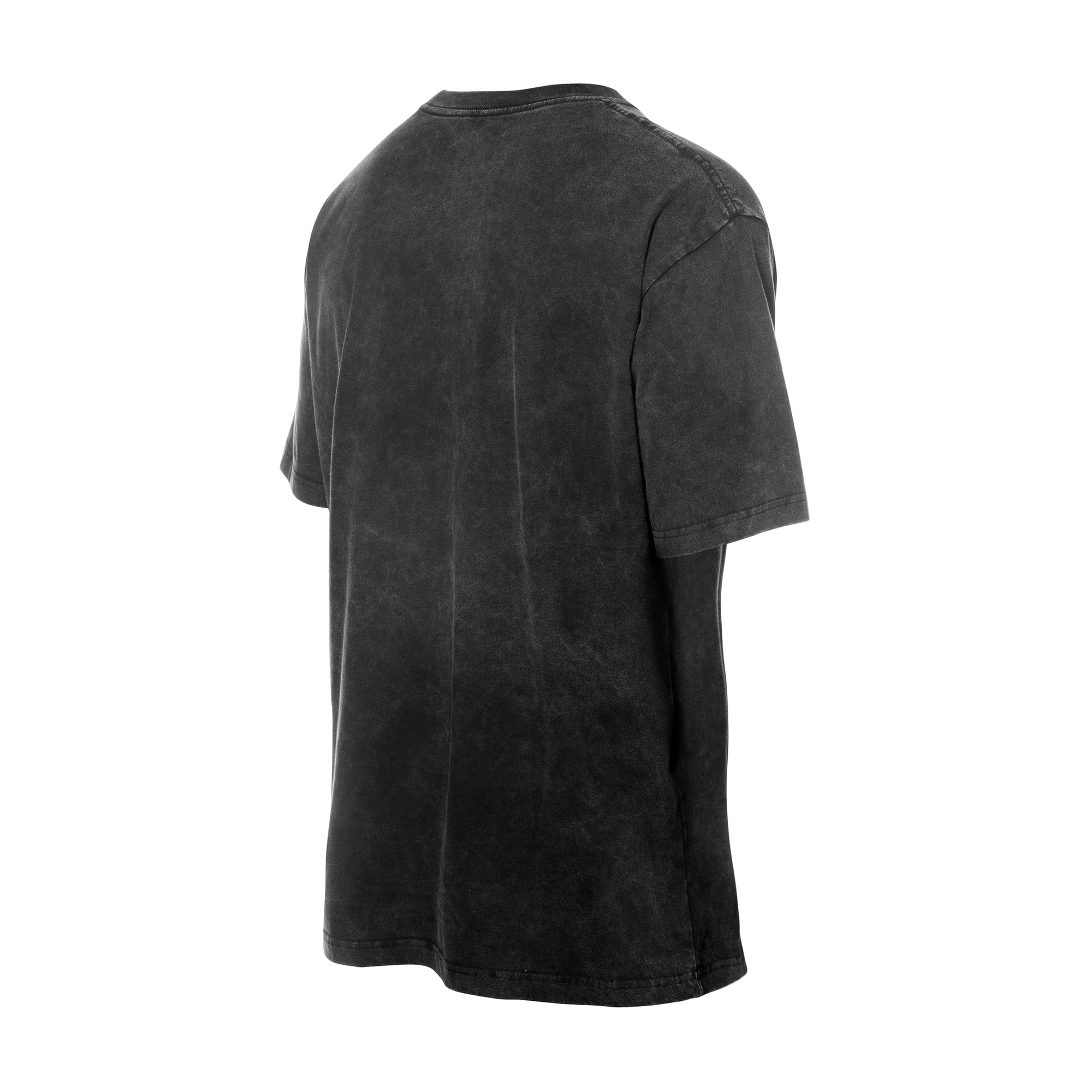 T-shirt New Era noir pour homme, San Francisco 49ers, délavage minéral