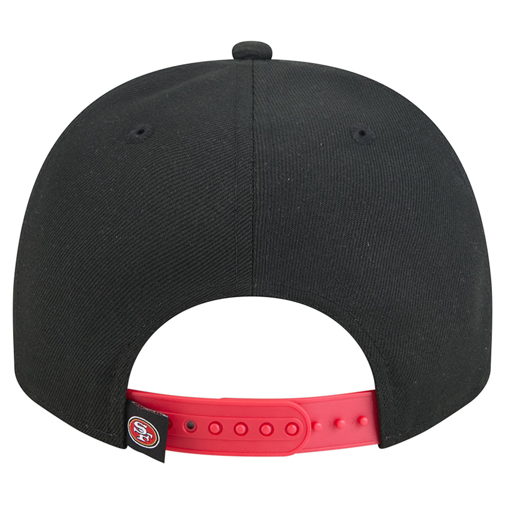 Men's New Era Black San Francisco 49ers Proud A-Frame 9FIFTY Snapback Hat