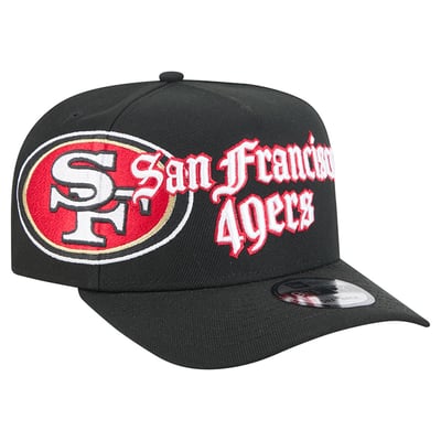 San Francisco 49ers New Era Proud A-Frame 9FIFTY Snapback Hat - Black