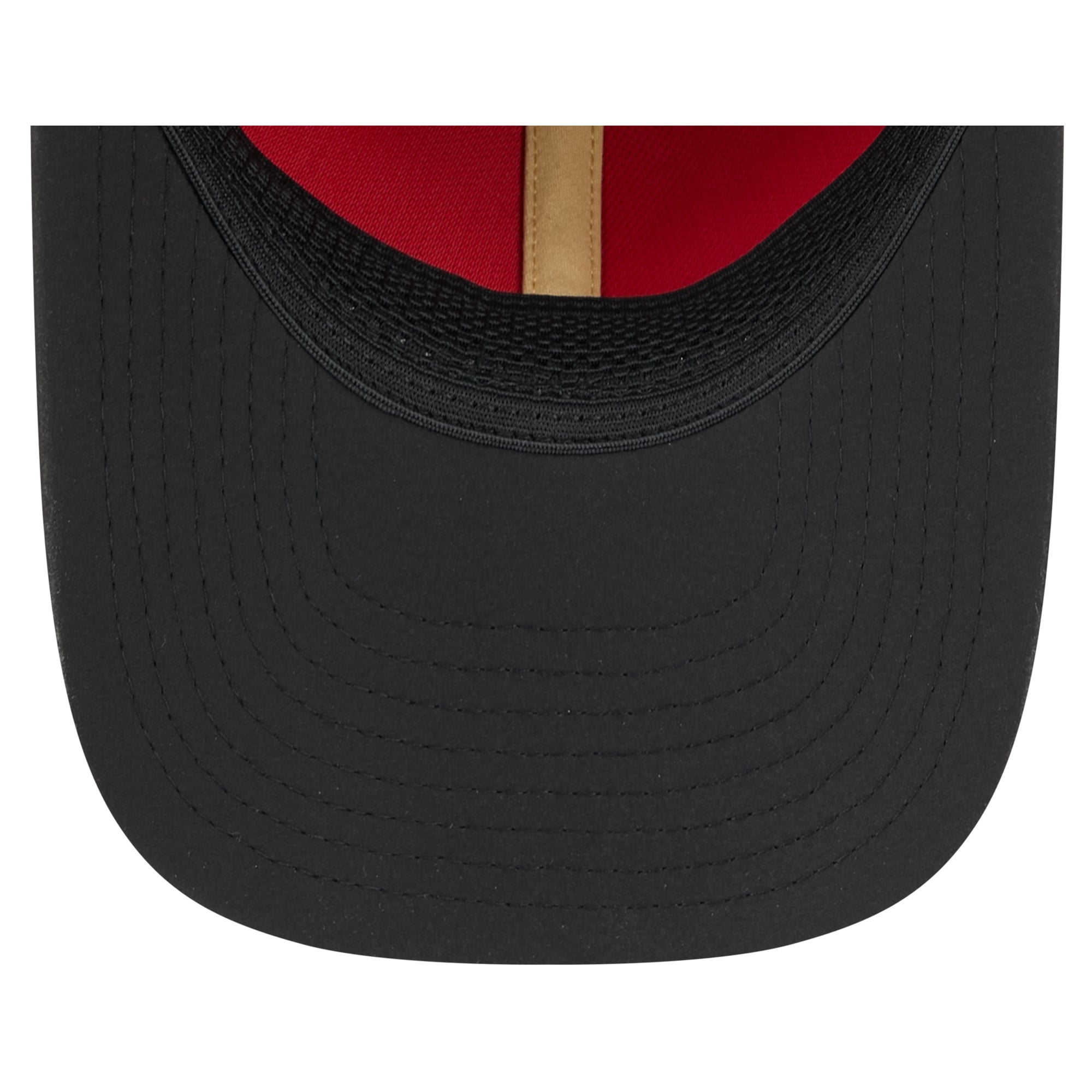 Men's New Era Black San Francisco 49ers Rivalries Collection 39THIRTY M-Crown Stretch Hat