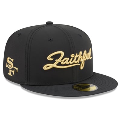 San Francisco 49ers New Era Rivalries Collection 59FIFTY Fitted Hat - Black
