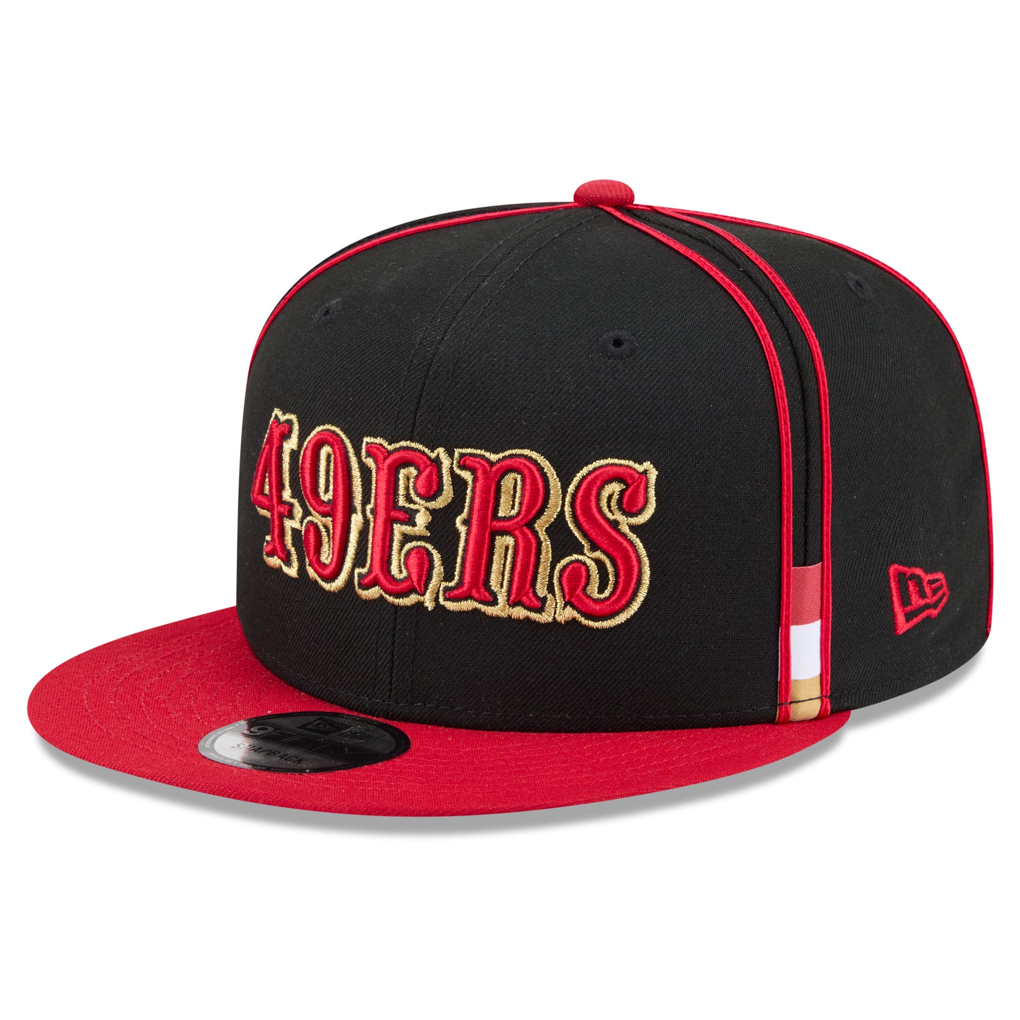 Men's New Era Black San Francisco 49ers Rivalries Collection 9FIFTY Snapback Hat