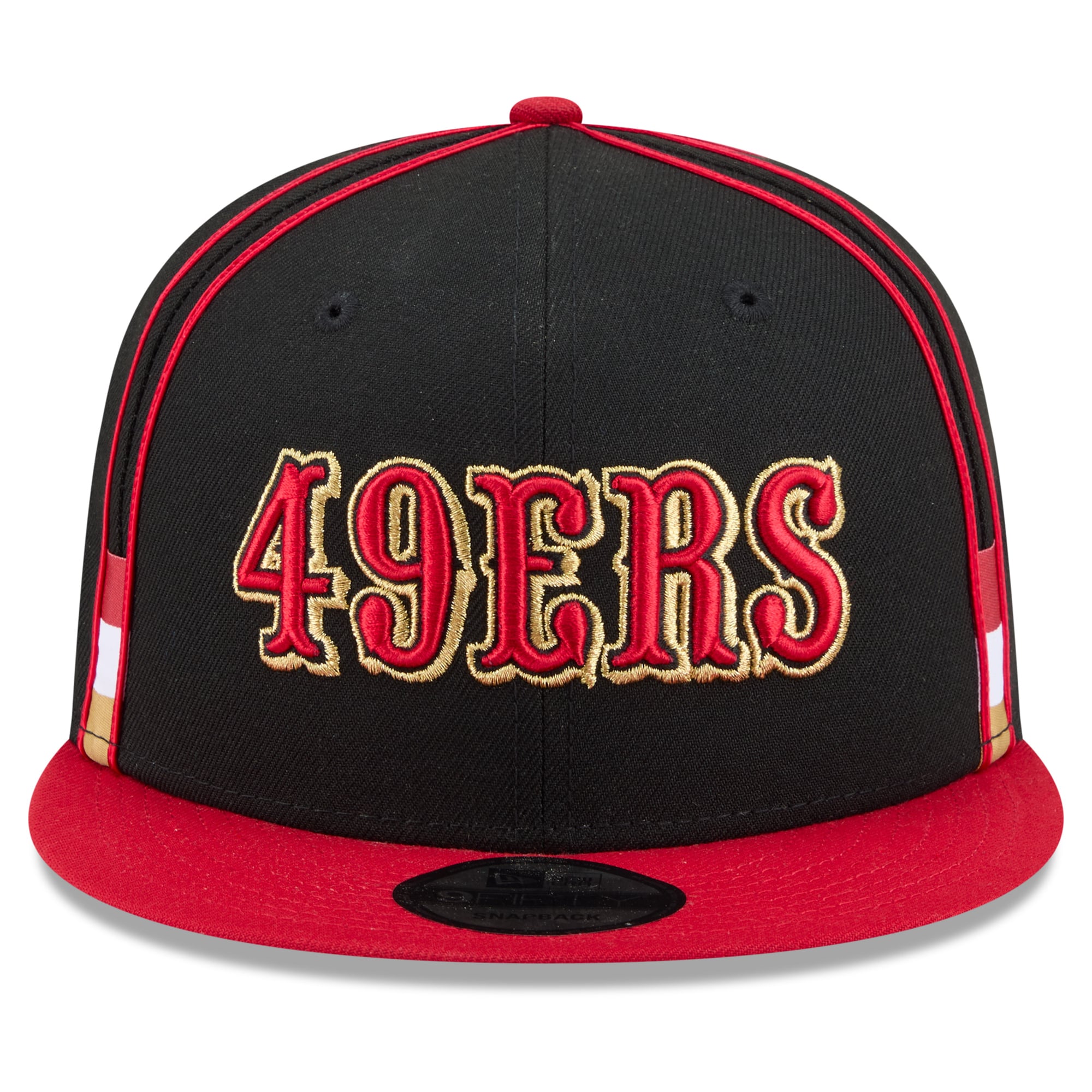 Men's New Era Black San Francisco 49ers Rivalries Collection 9FIFTY Snapback Hat