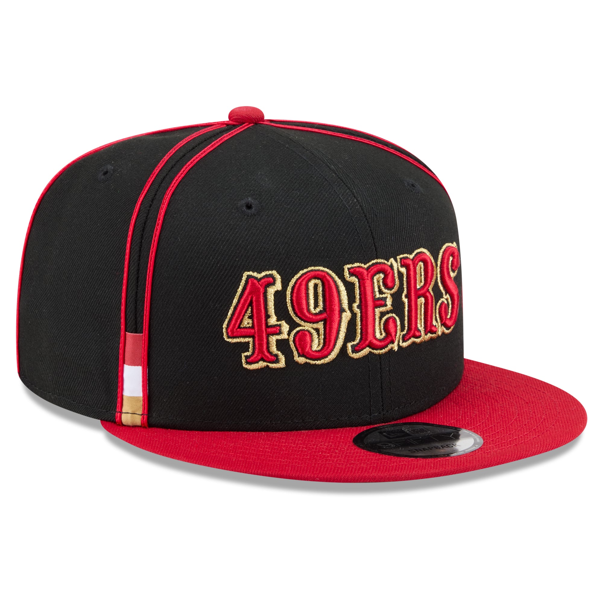 Men's New Era Black San Francisco 49ers Rivalries Collection 9FIFTY Snapback Hat