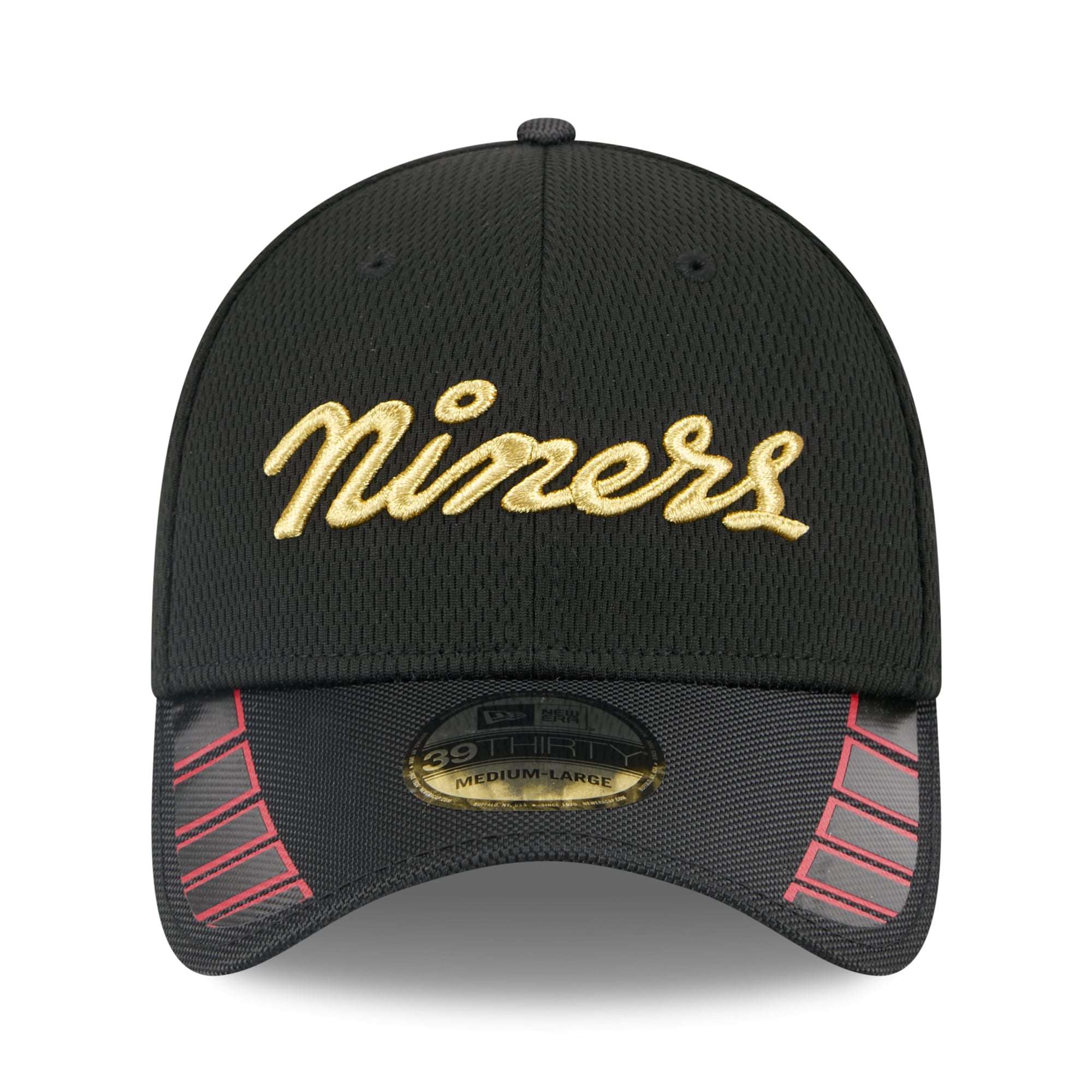 Men's New Era Black San Francisco 49ers Rivalries Collection Fan Pack 39THIRTY Flex Hat