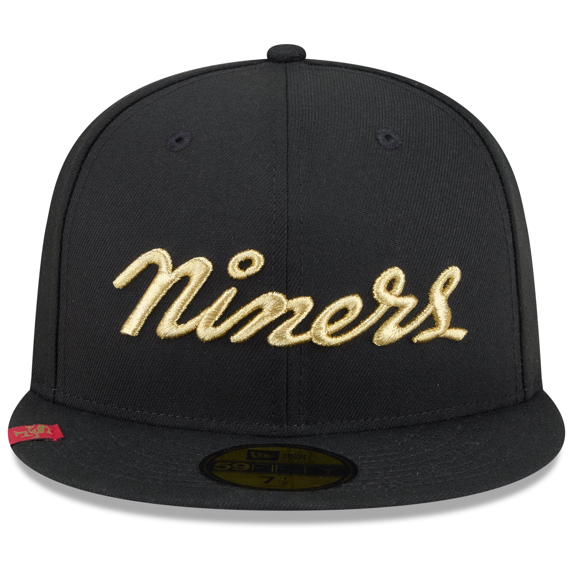 Men's New Era Black San Francisco 49ers Rivalries Collection Fan Pack 59FIFTY Fitted Hat