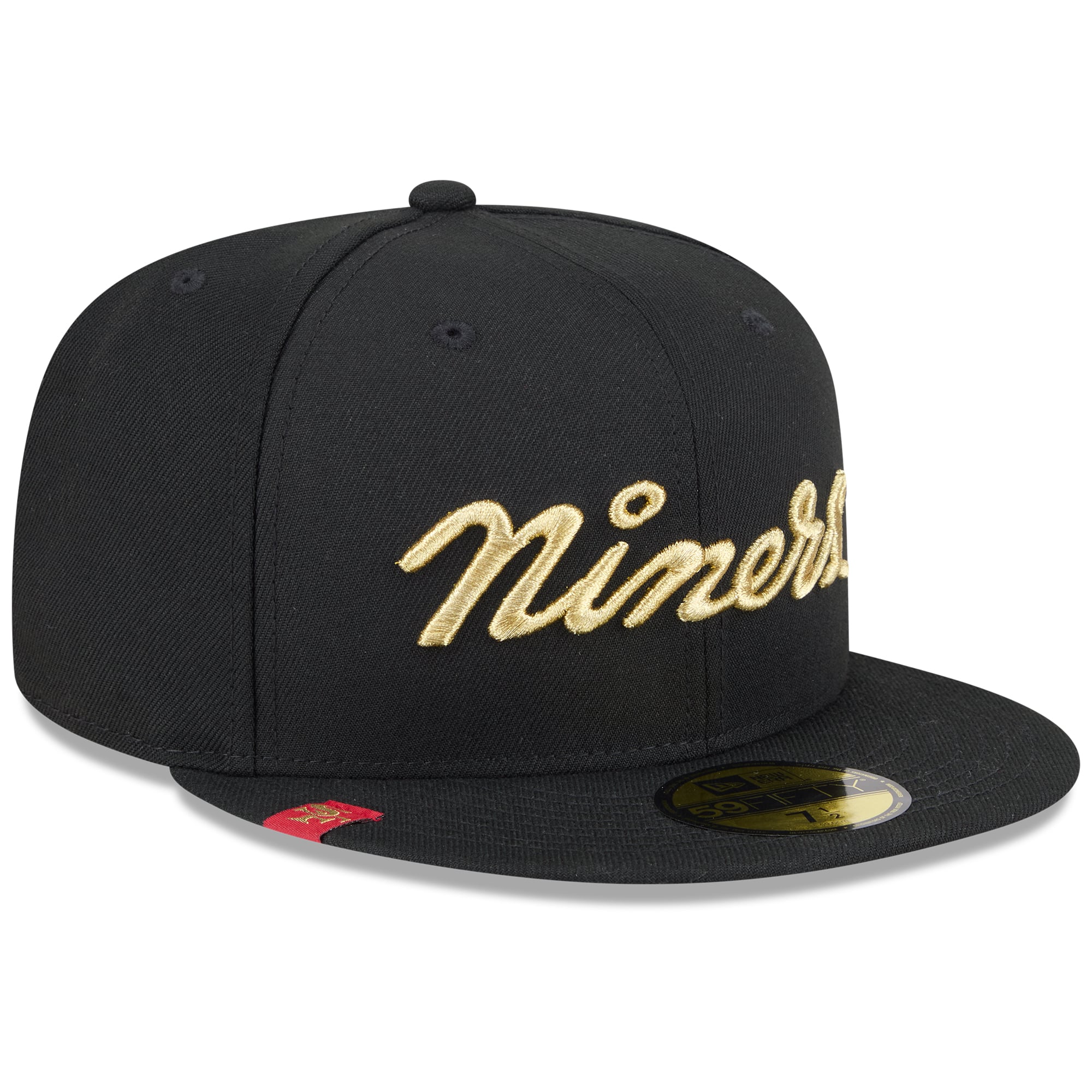 Men's New Era Black San Francisco 49ers Rivalries Collection Fan Pack 59FIFTY Fitted Hat