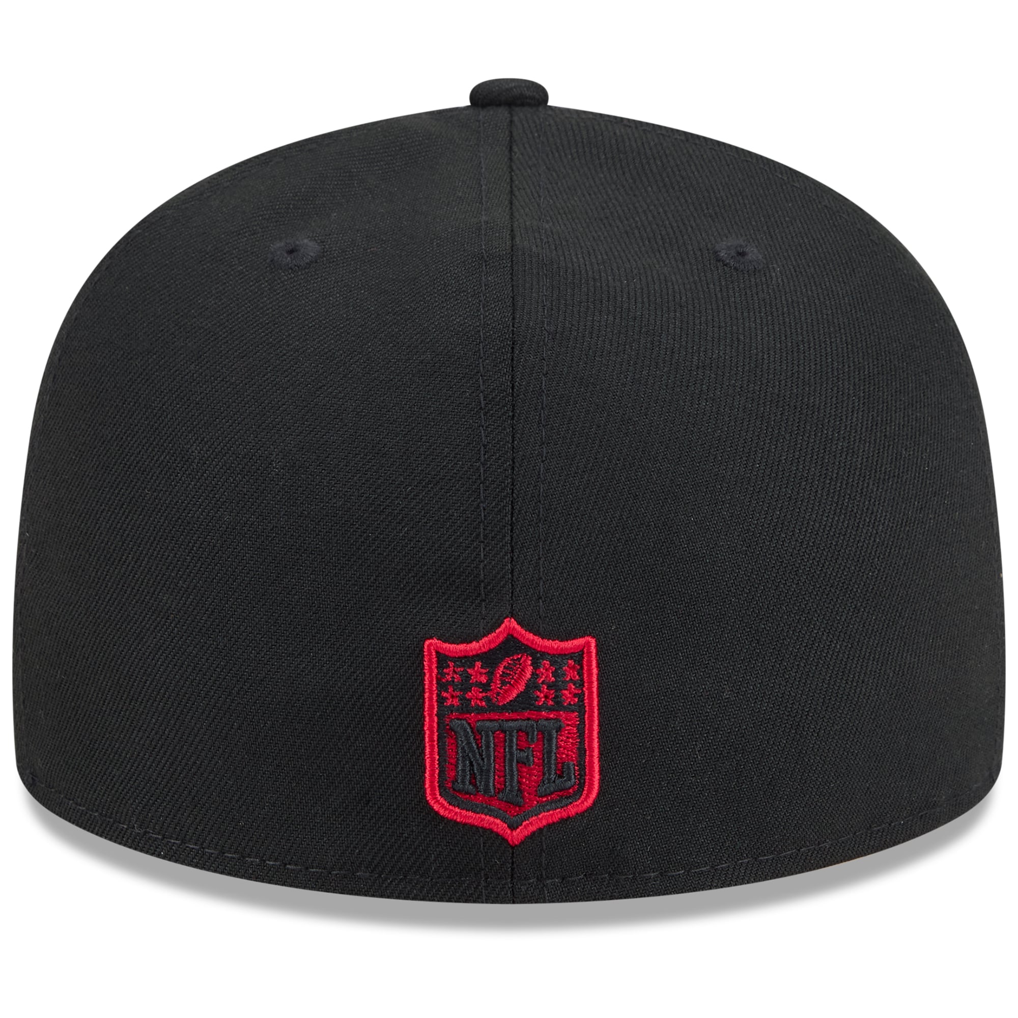 Men's New Era Black San Francisco 49ers Rivalries Collection Fan Pack 59FIFTY Fitted Hat