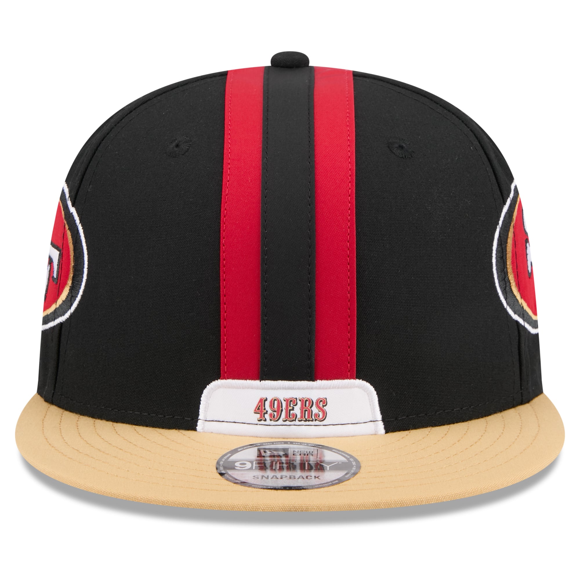 Men's New Era Black San Francisco 49ers Rivalries Collection Fan Pack Helmet 9FIFTY Snapback Hat