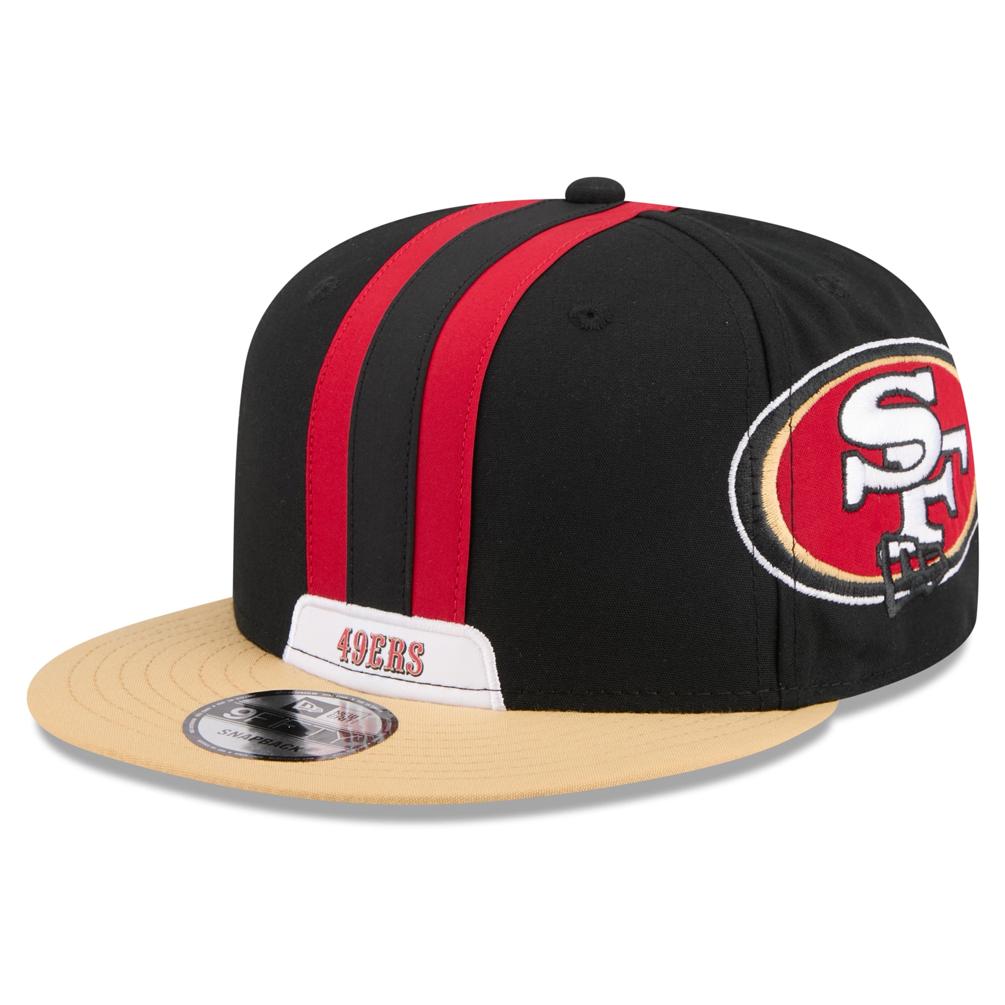 Men's New Era Black San Francisco 49ers Rivalries Collection Fan Pack Helmet 9FIFTY Snapback Hat