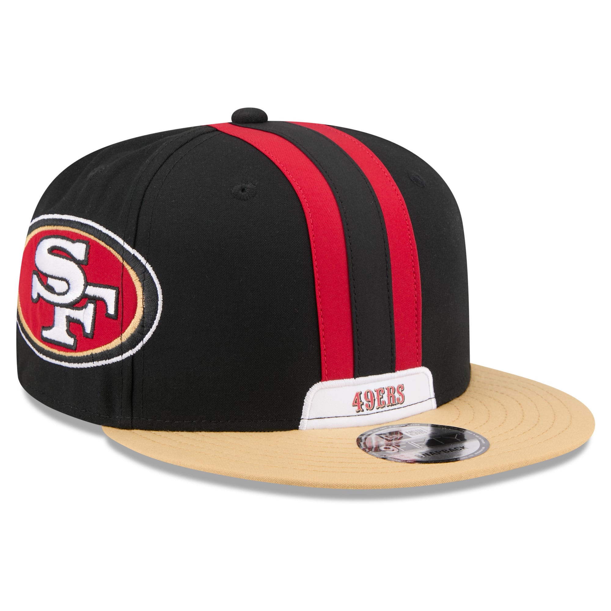 Men's New Era Black San Francisco 49ers Rivalries Collection Fan Pack Helmet 9FIFTY Snapback Hat
