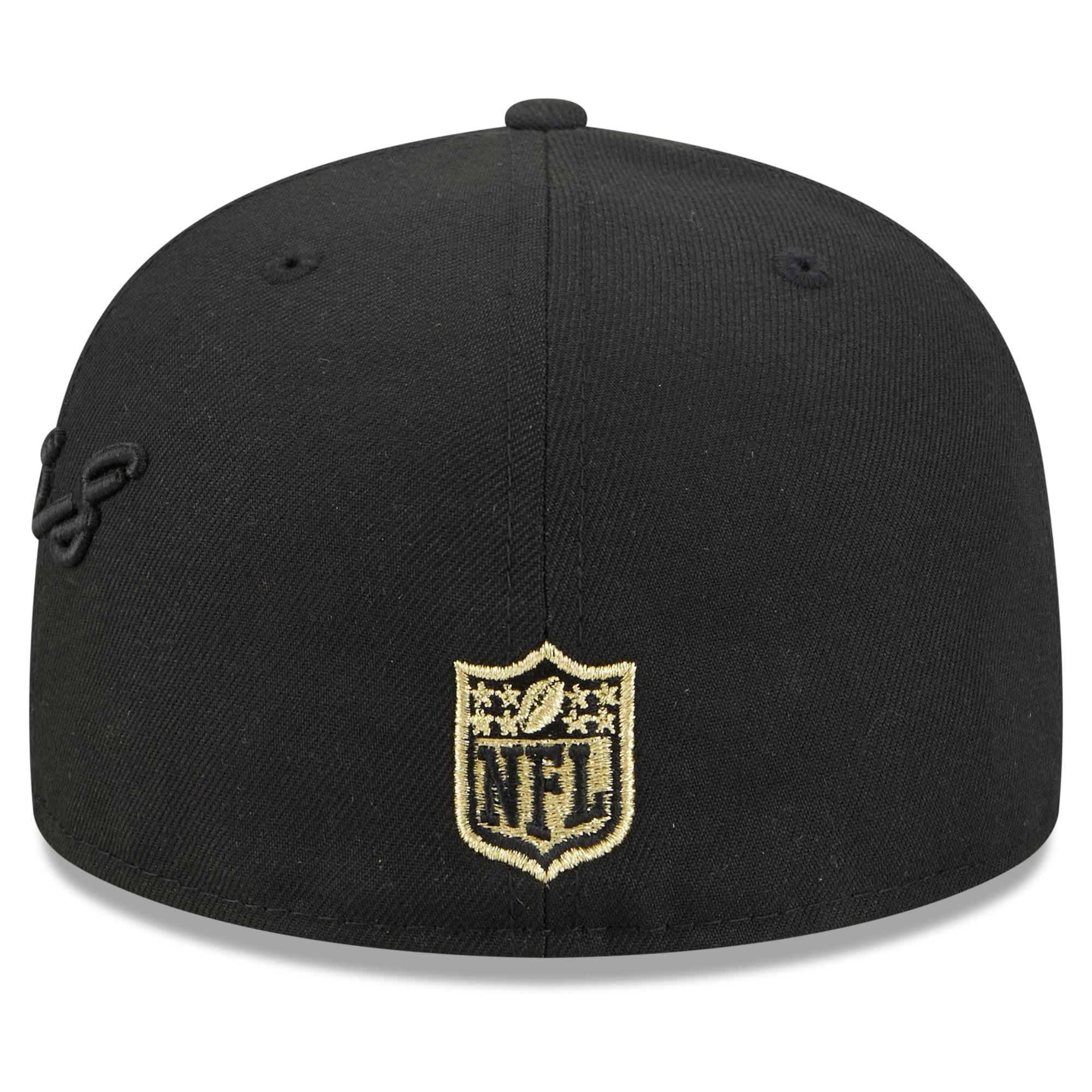 Men's New Era Black San Francisco 49ers Rivalries Collection Fan Pack Side Script 59FIFTY Fitted Hat