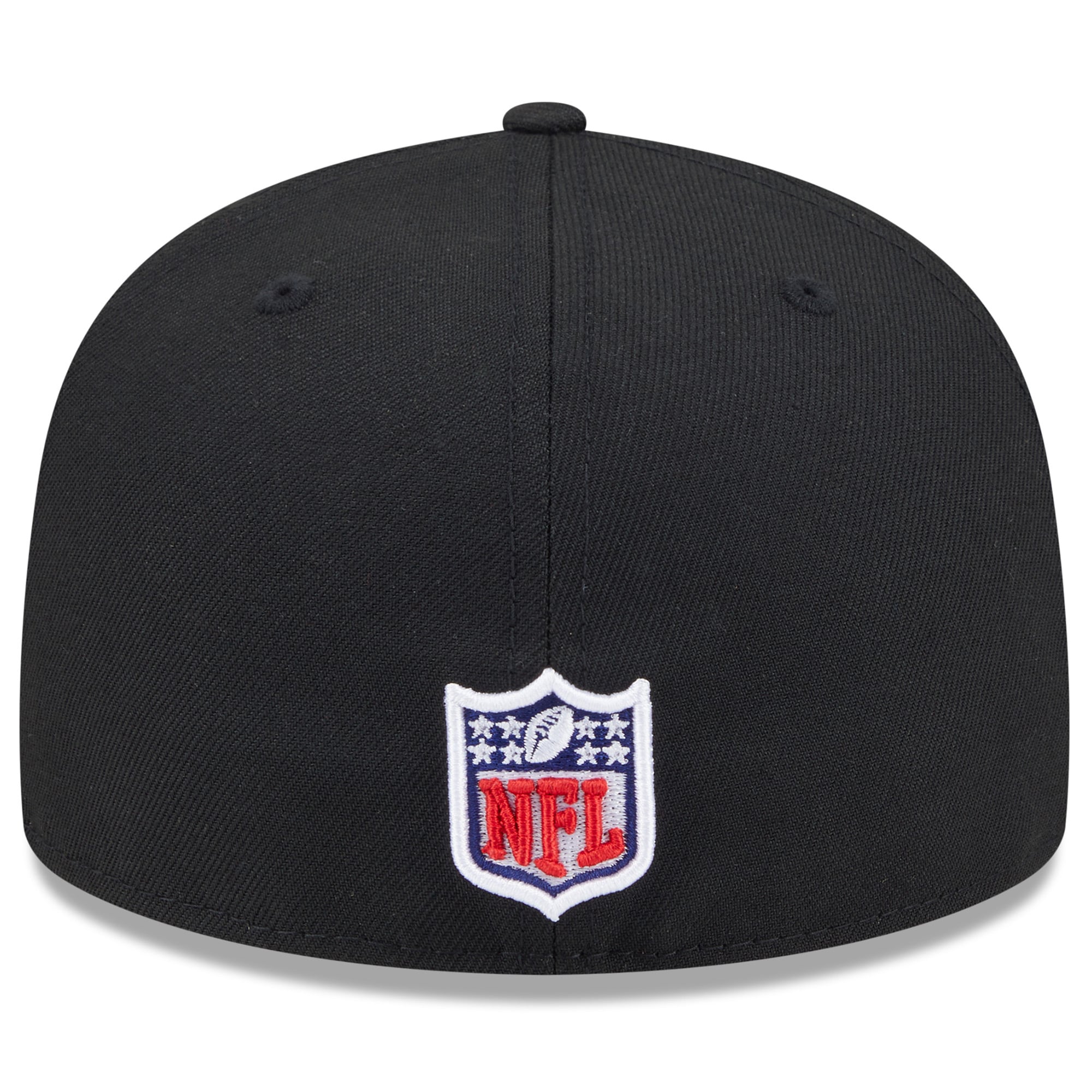 Men's New Era Black San Francisco 49ers Rivalries Collection Sideline Rope 59FIFTY Fitted Hat