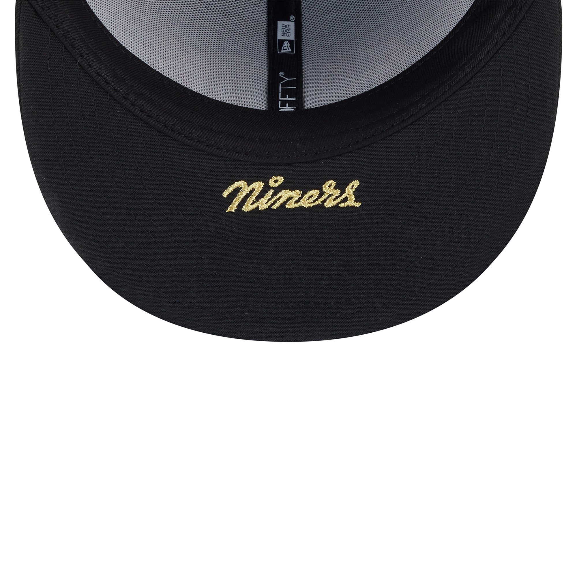Men's New Era Black San Francisco 49ers Rivalries Collection Sideline Rope 59FIFTY Fitted Hat
