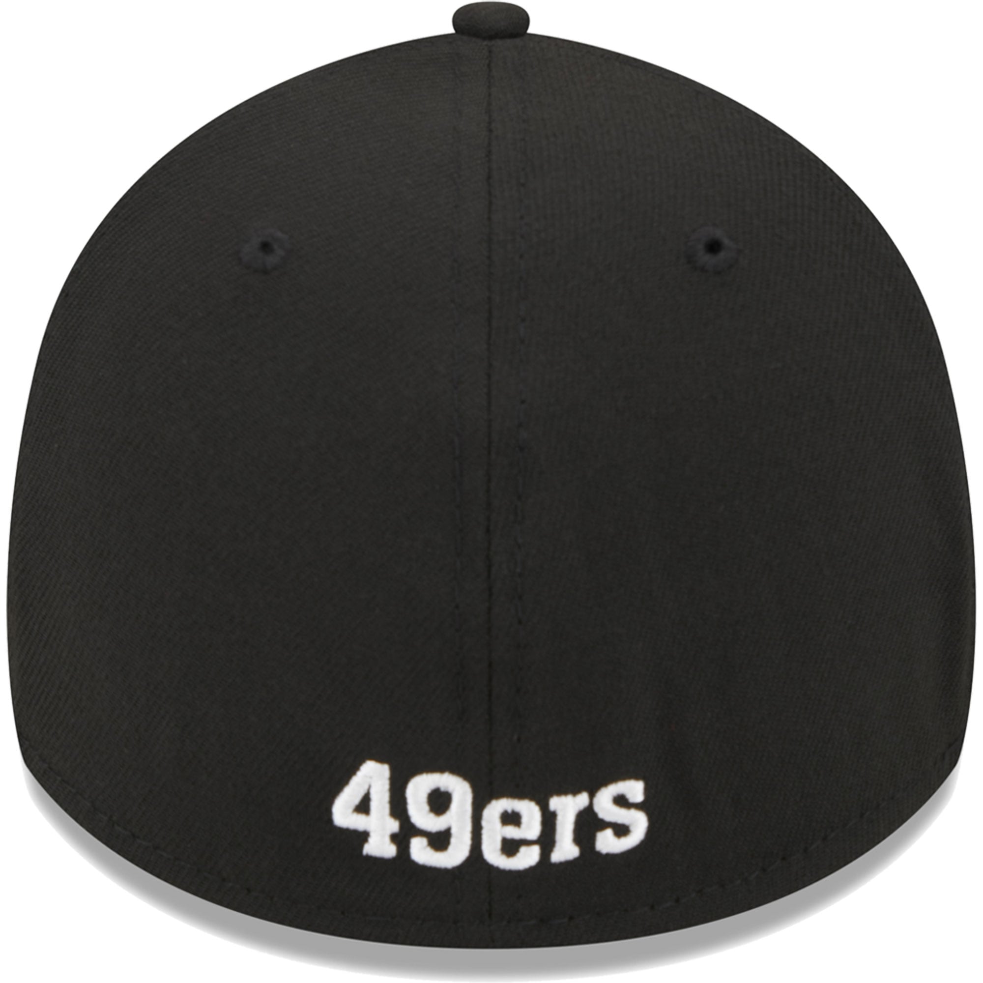Casquette flex principale 39THIRTY Throwback Main des San Francisco 49ers New Era noire pour hommes