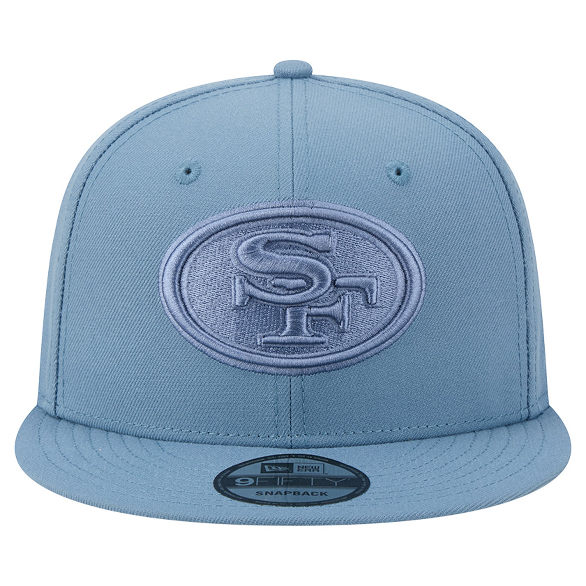 Casquette snapback New Era 9FIFTY bleue pour homme, collection San Francisco 49ers.
