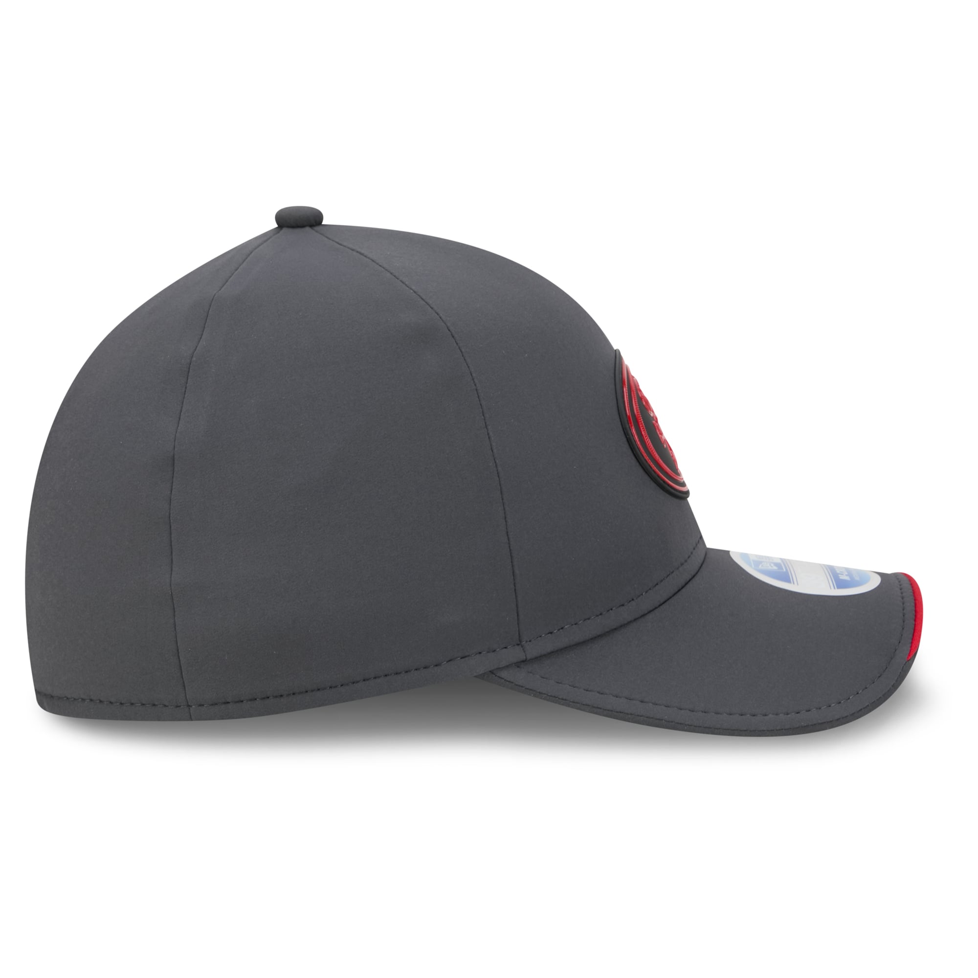 Casquette New Era 39THIRTY M-Crown Stretch pour homme, couleur anthracite, San Francisco 49ers, collection 2026, idéale les temps froids.