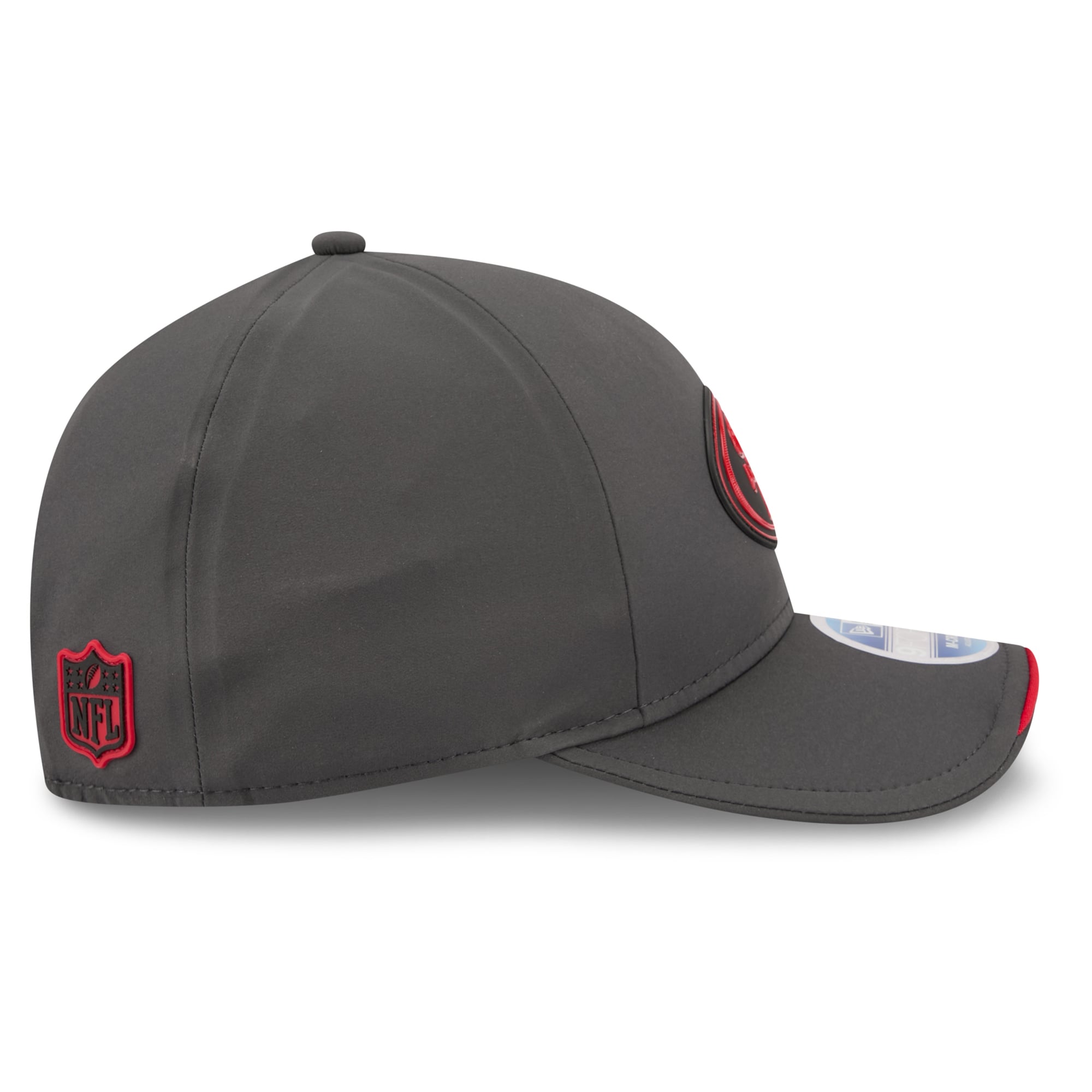 Casquette ajustable New Era 9FORTY M-Crown pour homme, couleur anthracite, San Francisco 49ers, collection 2026, idéale pour les temps froids.