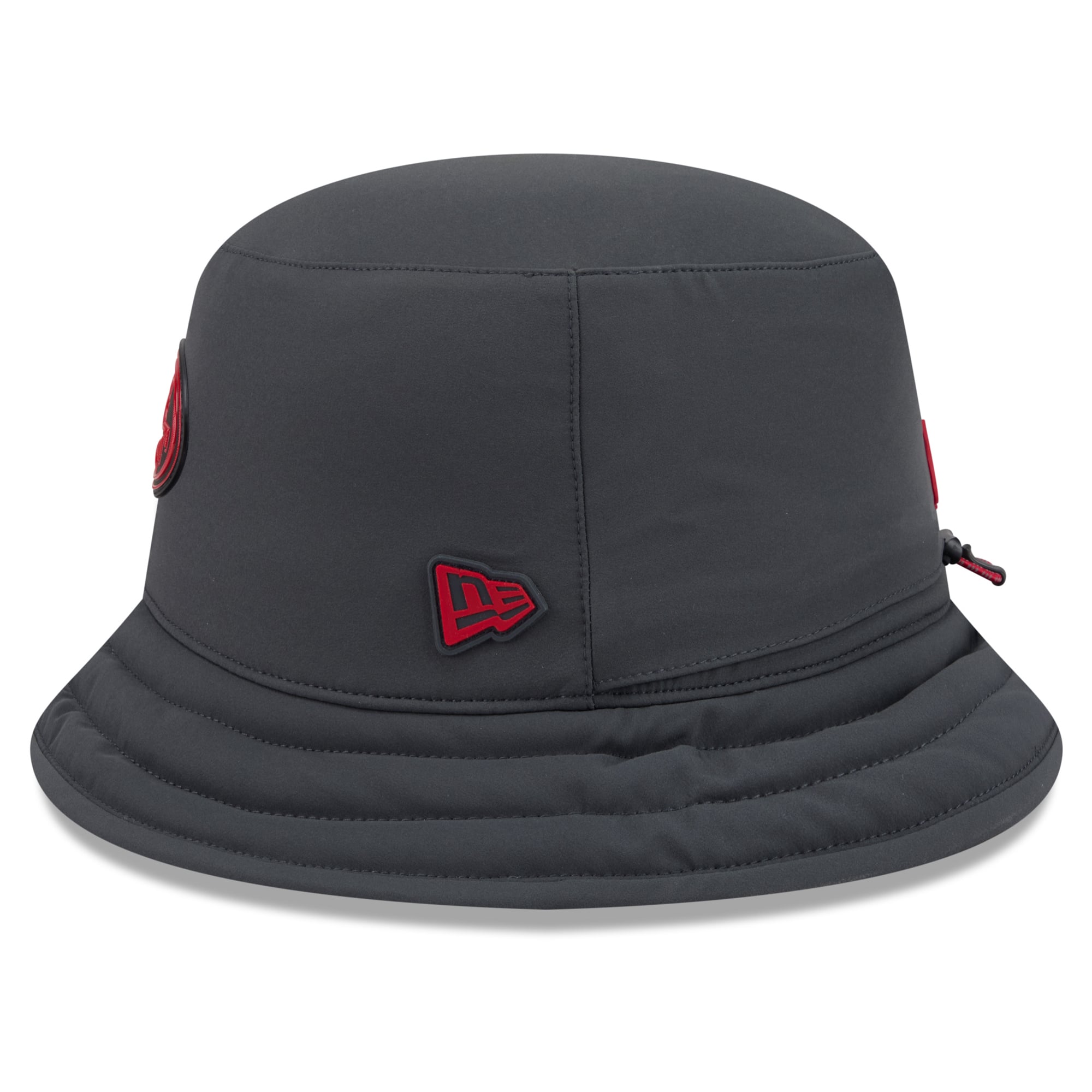 Bob New Era anthracite pour homme, San Francisco 49ers, édition limitée 2026, bob pour les temps froids