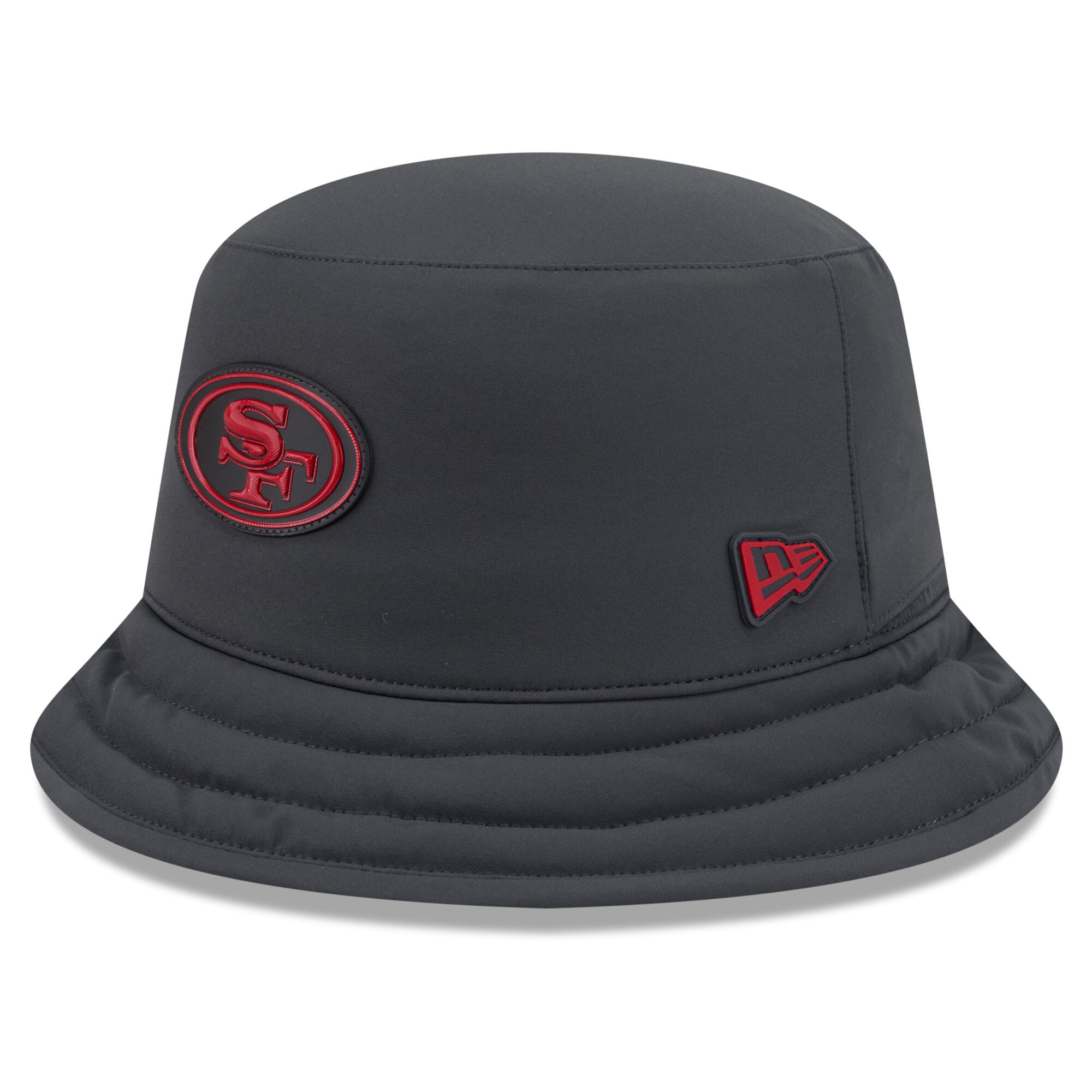 Bob New Era anthracite pour homme, San Francisco 49ers, édition limitée 2026, bob pour les temps froids