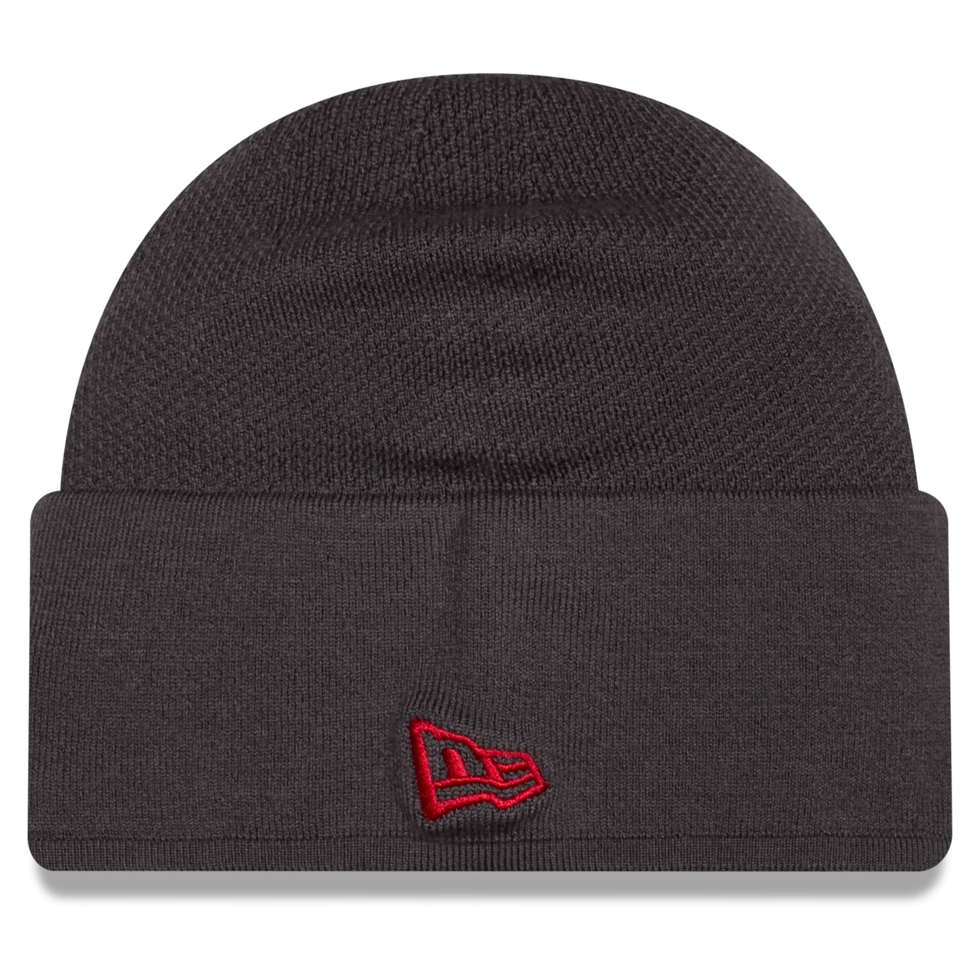 Bonnet d'hiver New Era anthracite pour homme, modèle 2026 des 49ers de San Francisco.