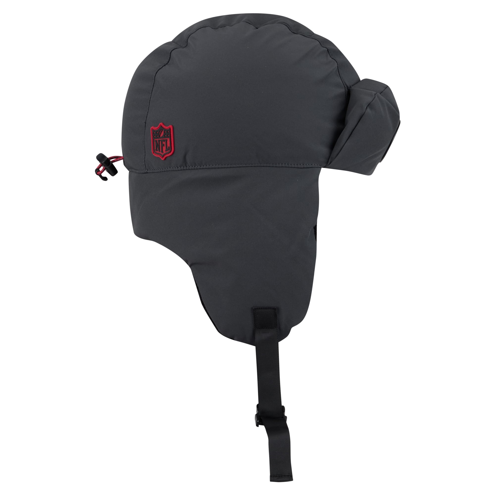 Casquette trappeur New Era anthracite pour homme, San Francisco 49ers, édition limitée 2026, idéale pour les temps froids.