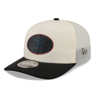 San Francisco 49ers New Era Color Pop 9SEVENTY Adjustable Hat - Cream/Black