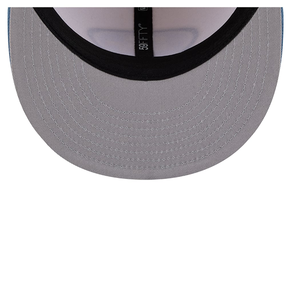 San Francisco 49ers New Era Color Pack 59FIFTY Fitted Hat - Cream/Blue