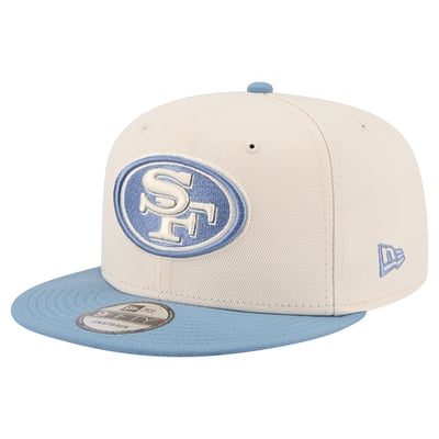 San Francisco 49ers New Era Color Pack Two-Tone 9FIFTY Snapback Hat - Cream/Blue