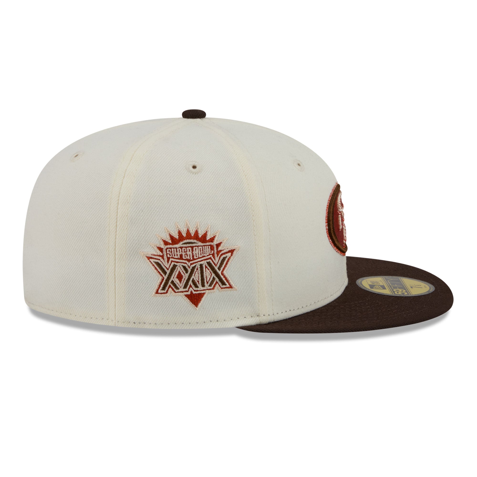 Men's New Era Cream/Brown San Francisco 49ers Pumpkin Spice 59FIFTY Fitted Hat